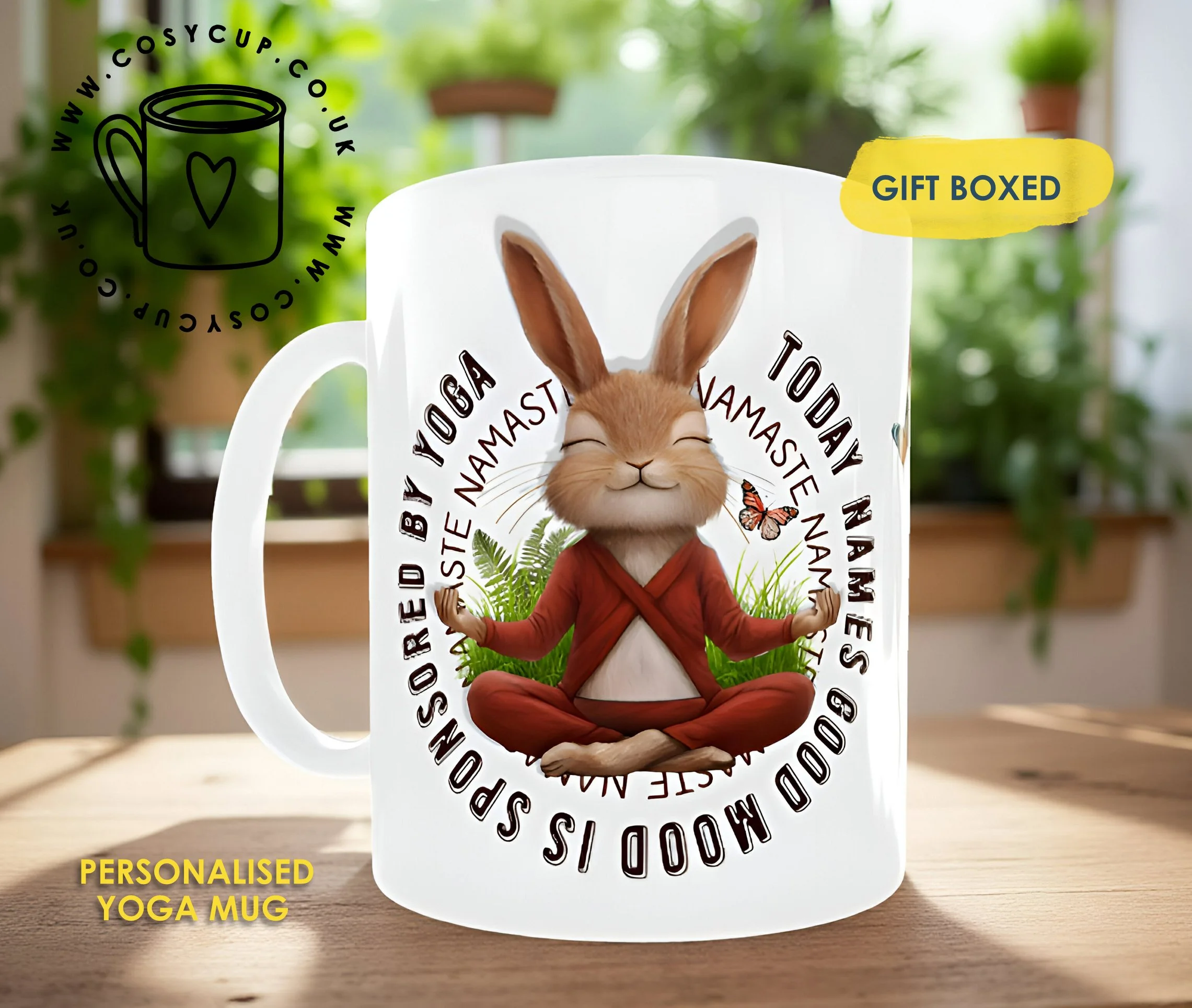 Namaste Yoga Personalised Mug