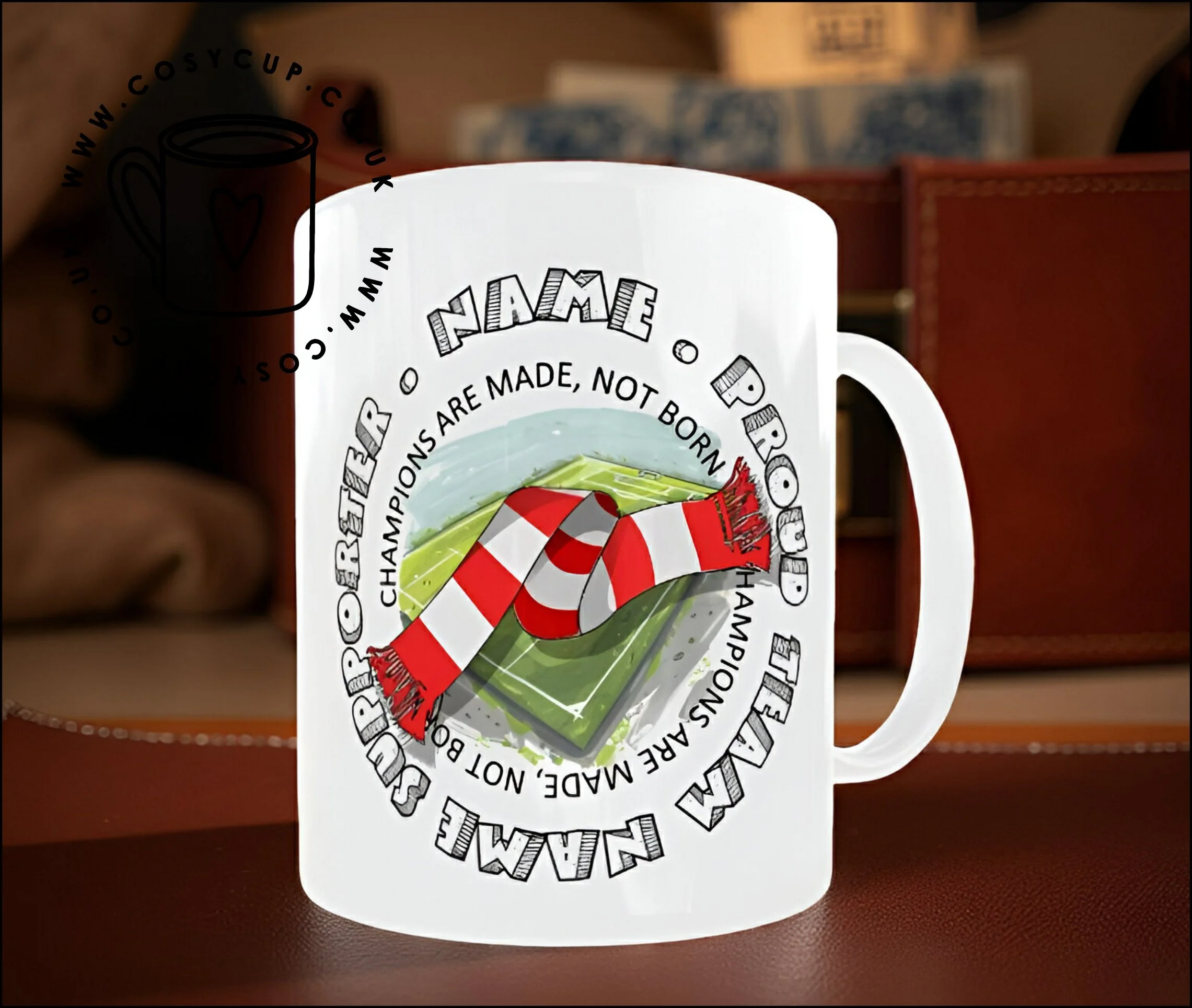 Personalised Football Team Mug