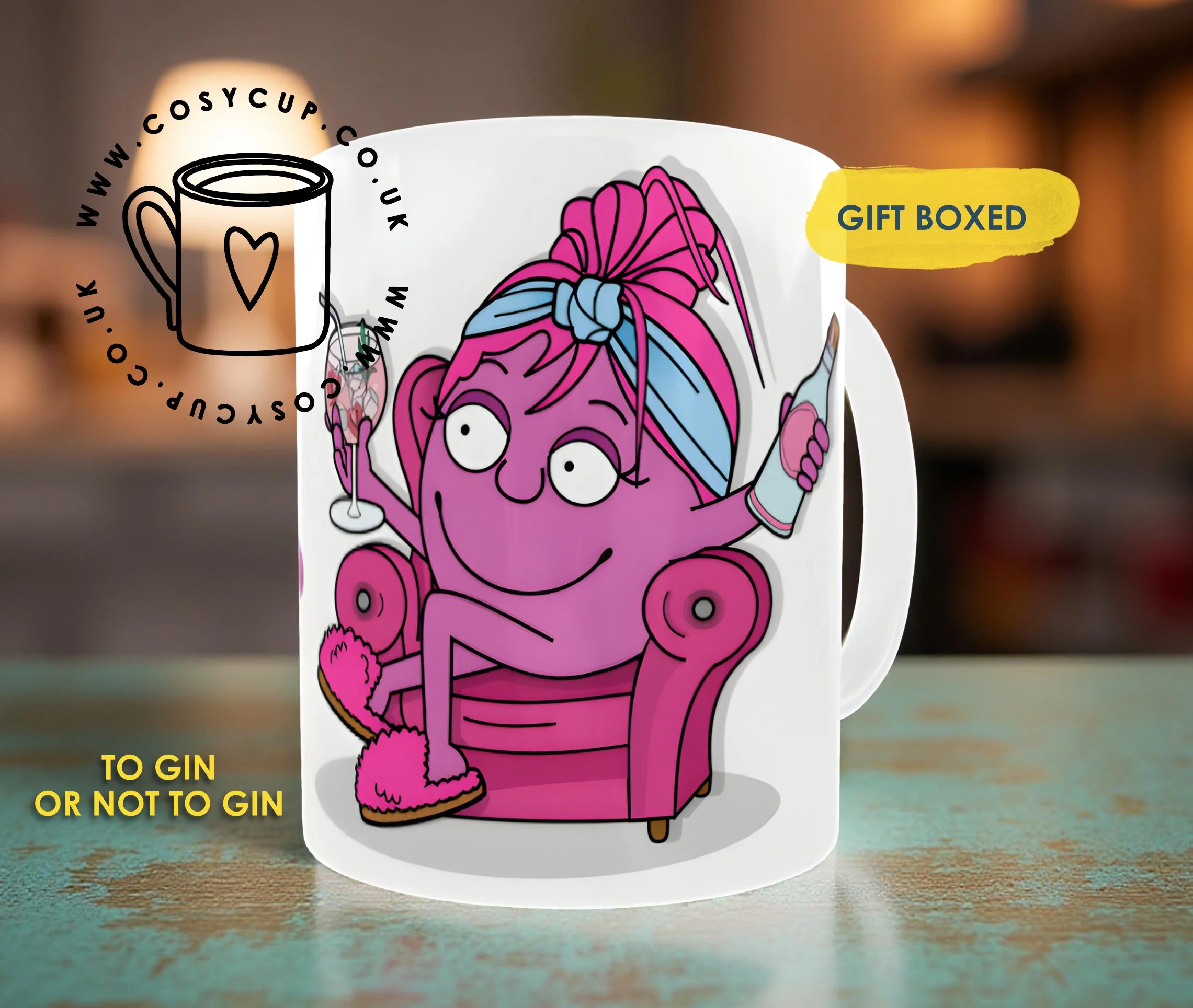 To Gin, Or Not To Gin Personalised Mug