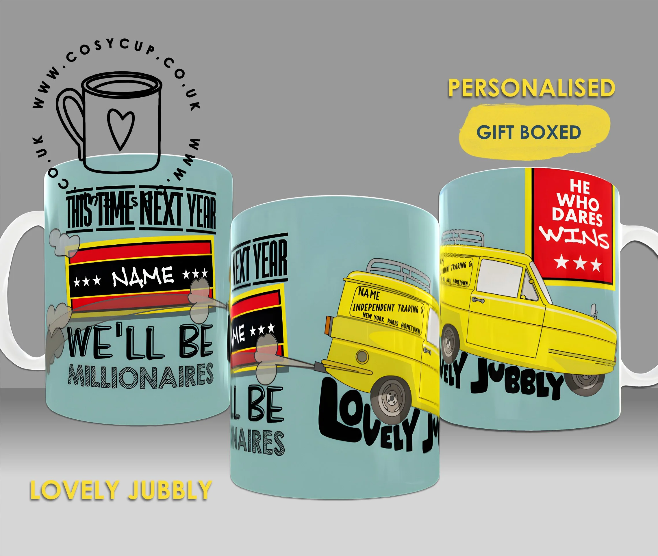 Lovely Jubbly Personalised Mug