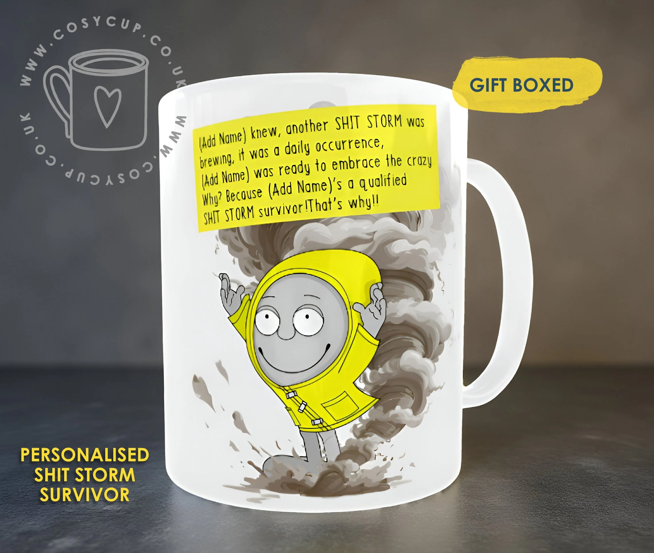 Shit Storm Survivor Funny Mug