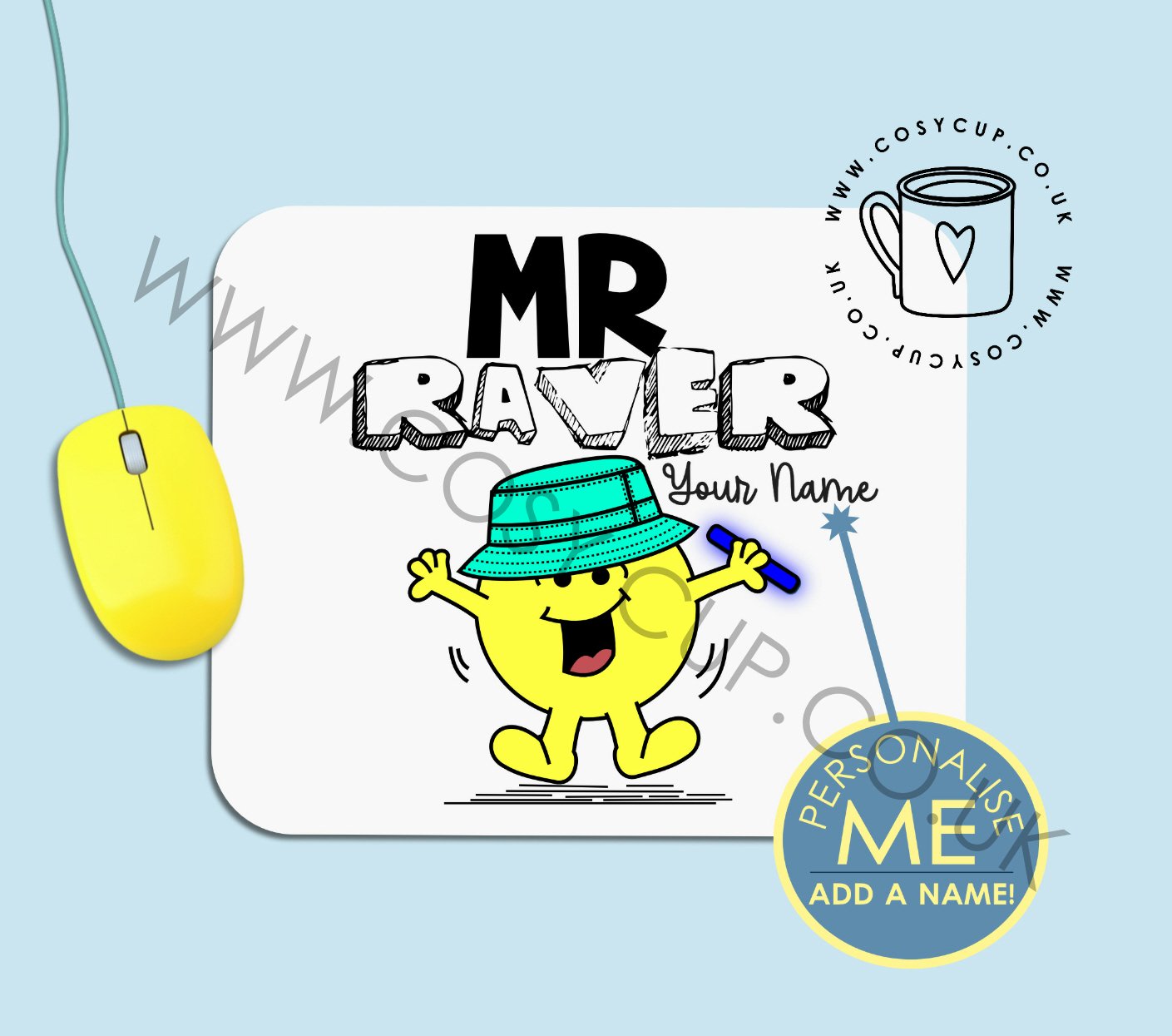 Mouse Mat - Mr Raver