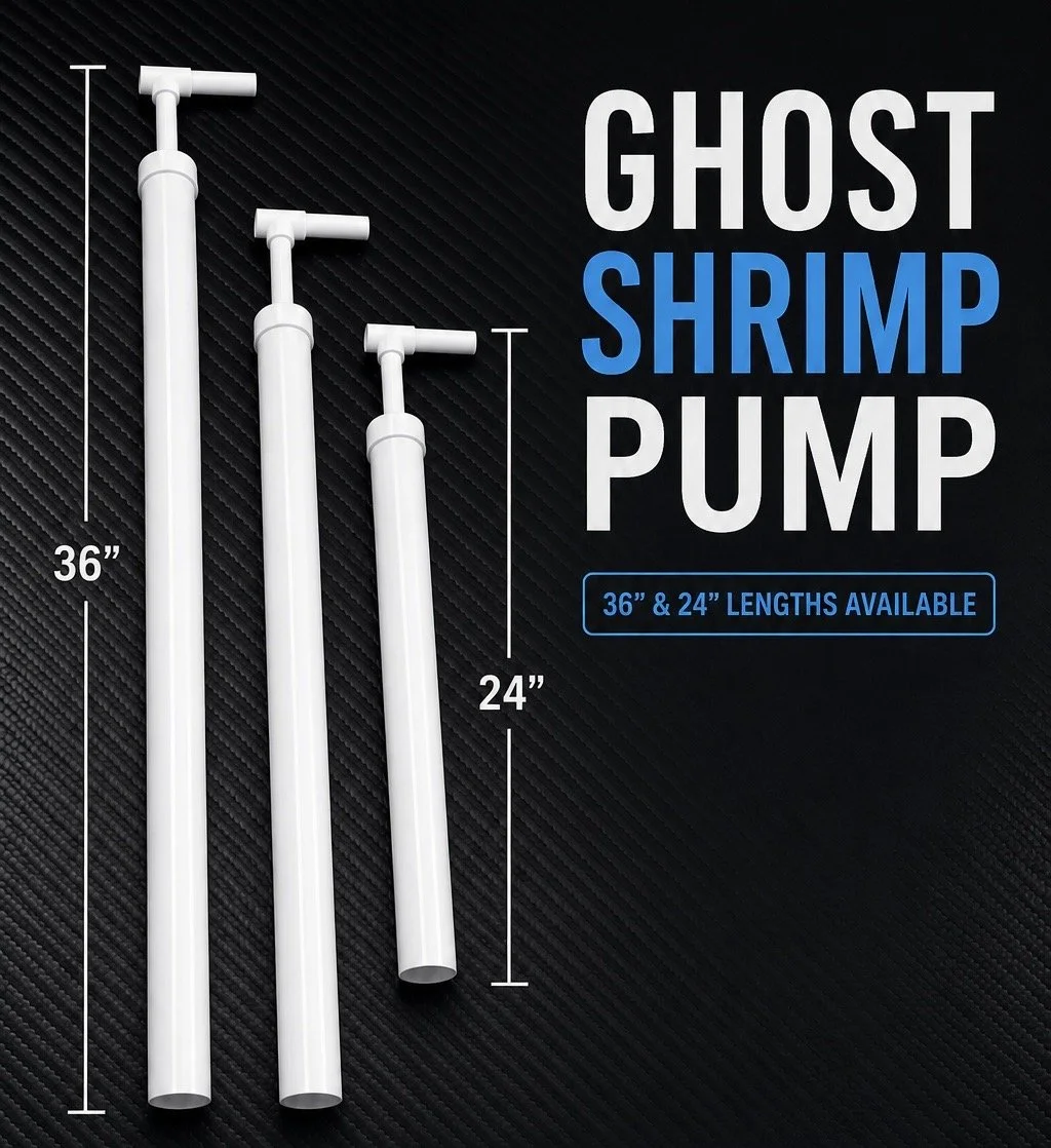Ghost Shrimp Pump (PVC) 36" &  24" Sizes