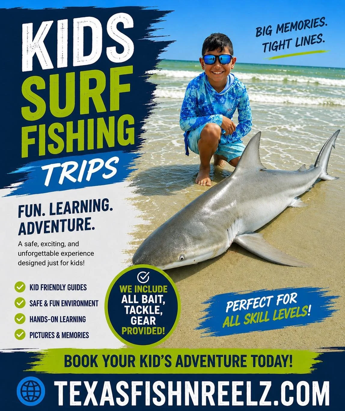 Kids Surf Fishing Charters