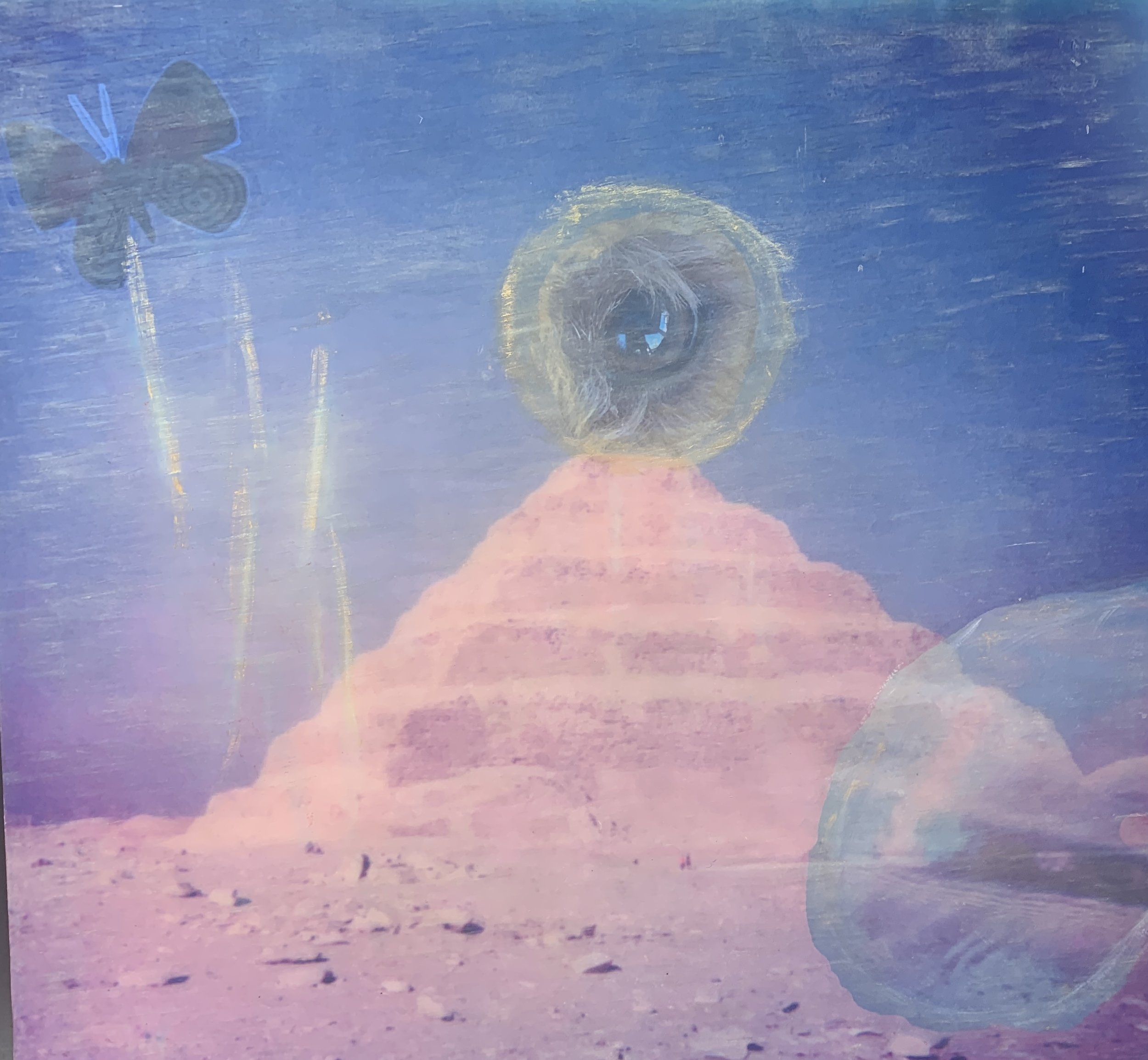 "King Tut's Eye"
Fine Art Photography/Encaustic Wax
32"x32"