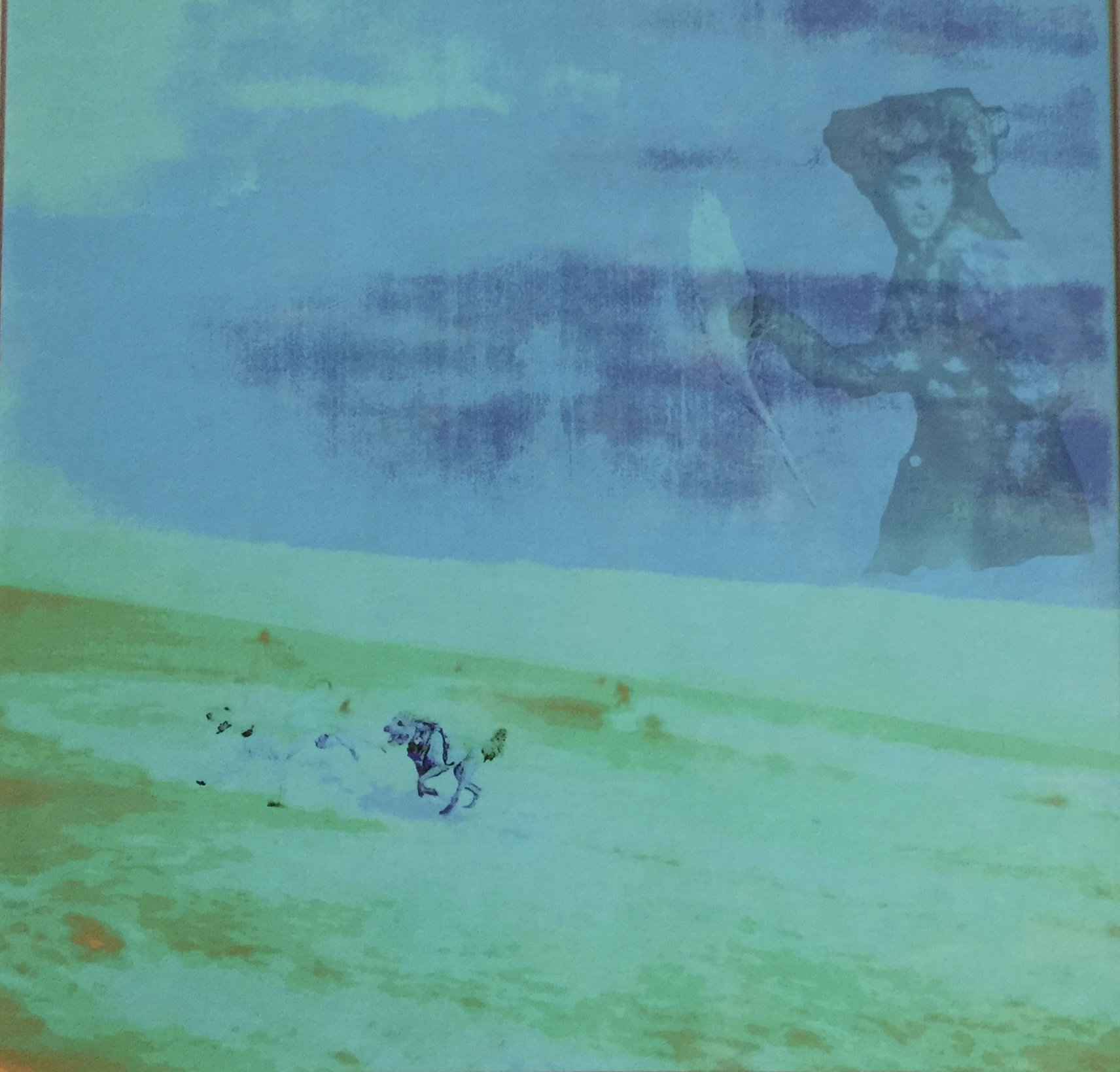 "The Chase"
Fine Art Photography/Encaustic Wax
32"x32"