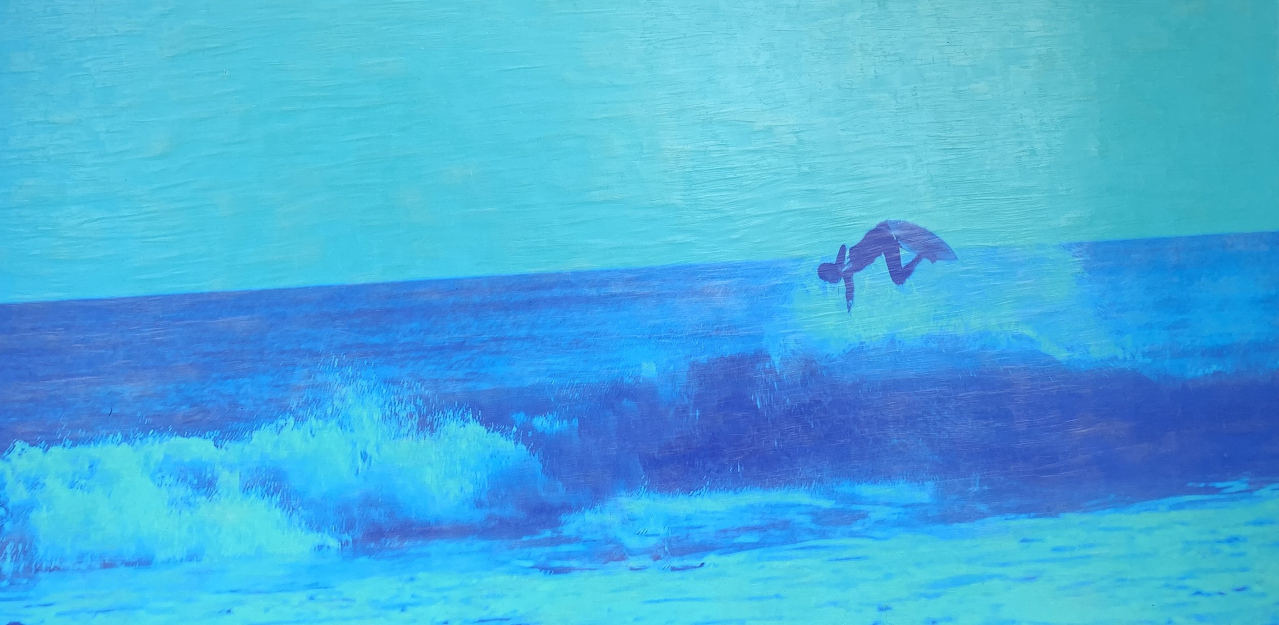 "Getting Some Air Time"
Fine Art Photography/Encaustic Wax
30"x 60"