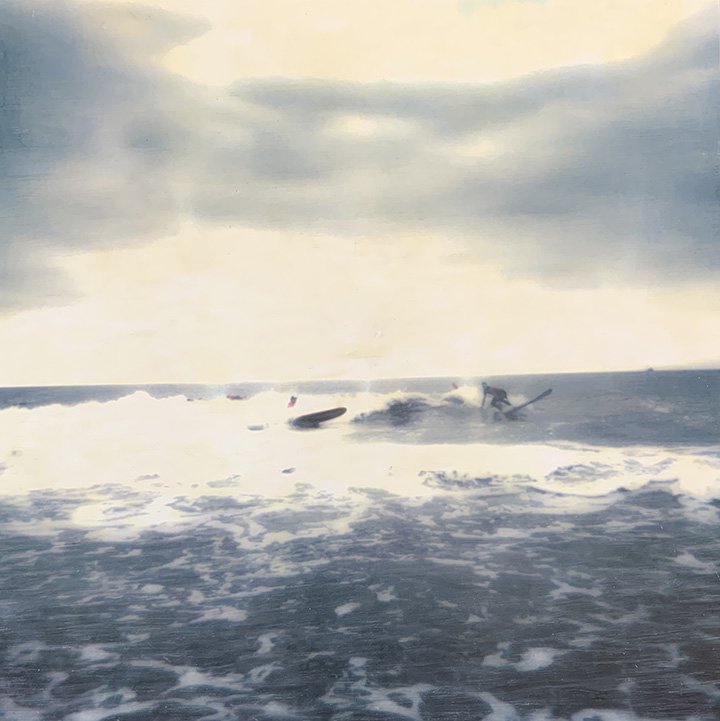 "HDR Surfer"
Fine Art Photography/Encaustic Wax
32"x32"