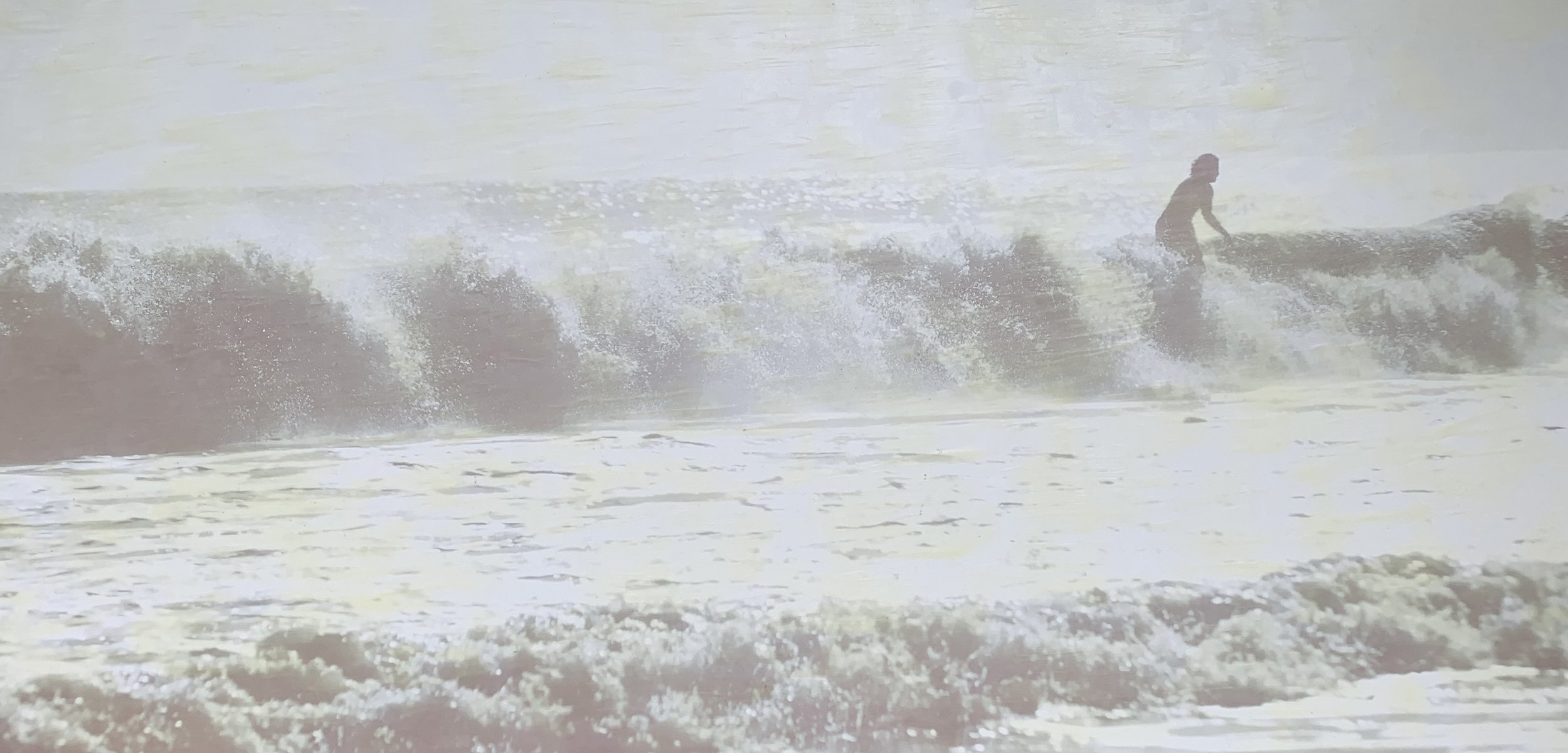 "Surf Spectre"
Fine Art Photography/Encaustic
30"x60"