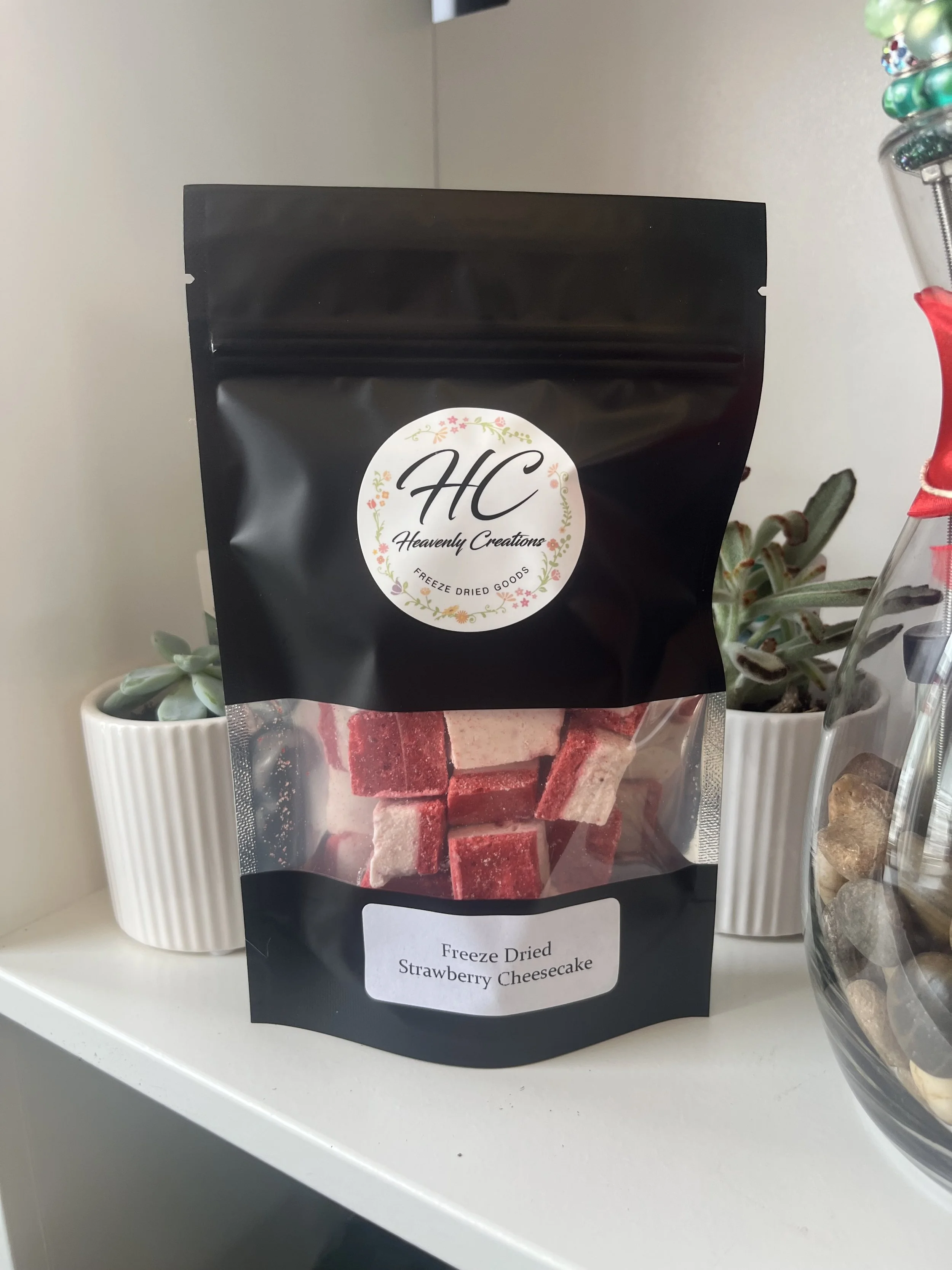 Freeze Dried Strawberry Cheesecake