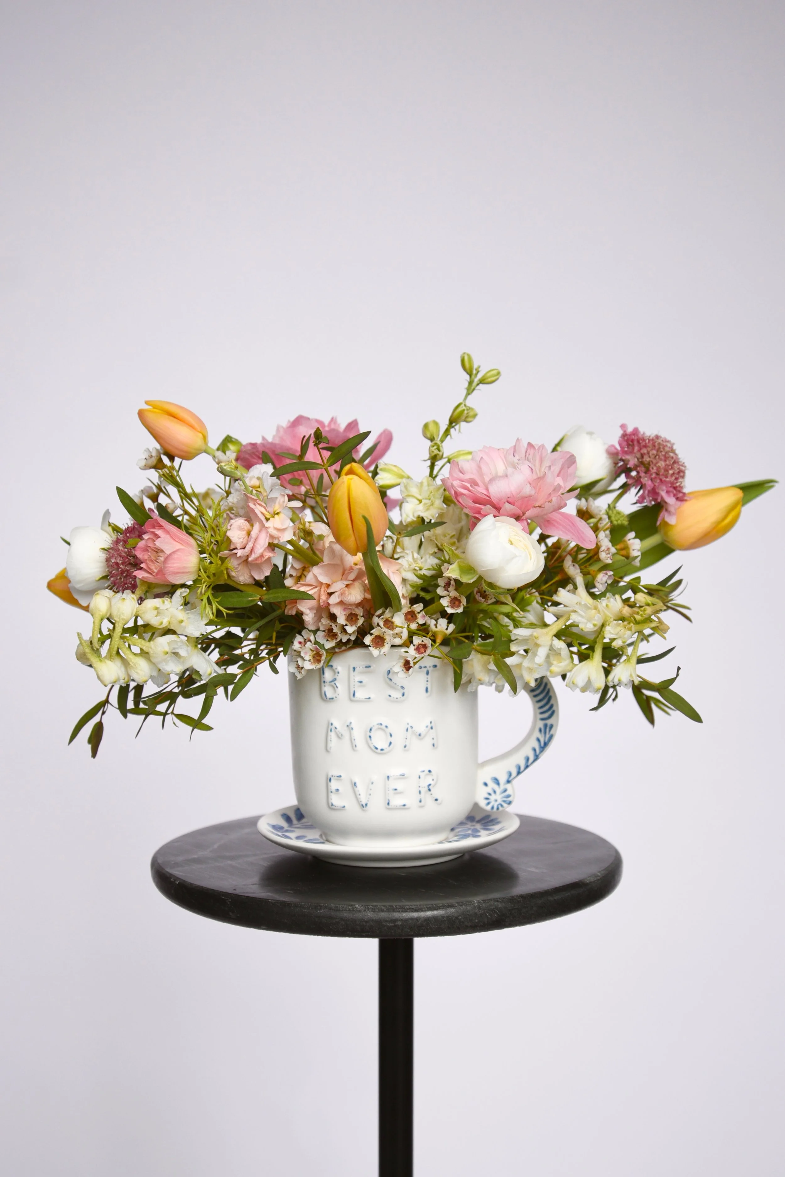 Mother's Day Mug with Springtime Blooms