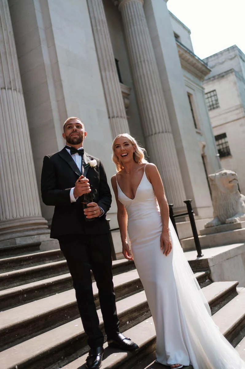 Emma & Giovanni’s Elegant Marylebone Town Hall Wedding with Italian Celebration Vibes