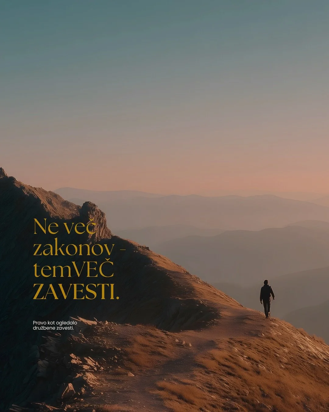 Ne več zakonov &ndash; več zaVESTI 🧐💭⚖️

Nasilje, ki ga spremljamo v družbi, ni nov pojav. Novo je le to, kako ga interpretiramo &mdash; ali &scaron;e vedno, kako ga ne zmoremo poimenovati, pravilno opredeliti, sankcionirati, predvsem pa delovati p