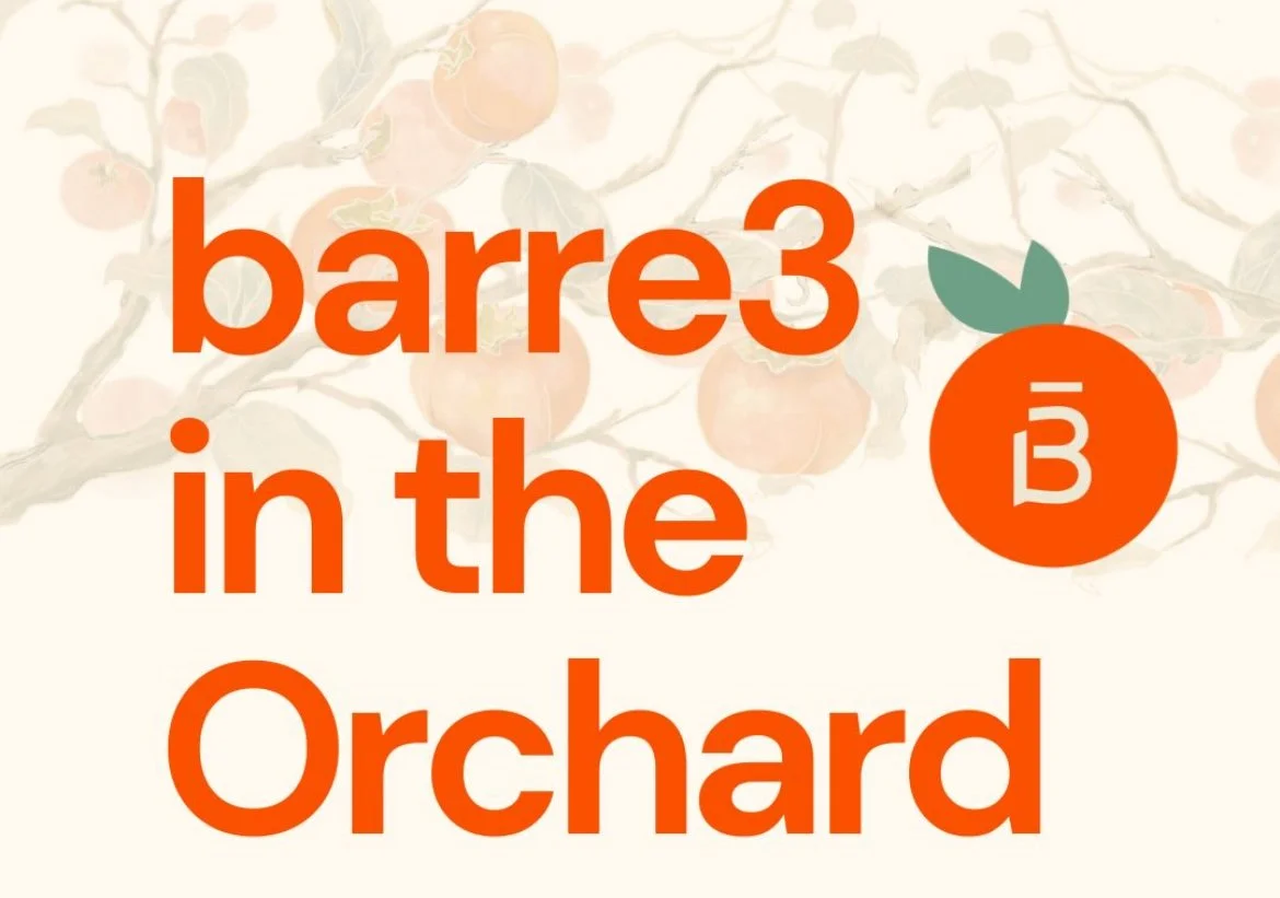 The 8th Annual barre3 In The Orchard Fitness & Wellness Event