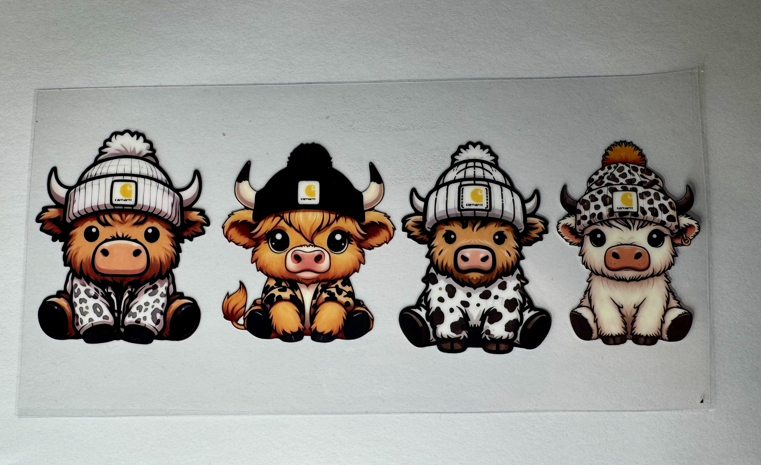 007 beanie highland cow