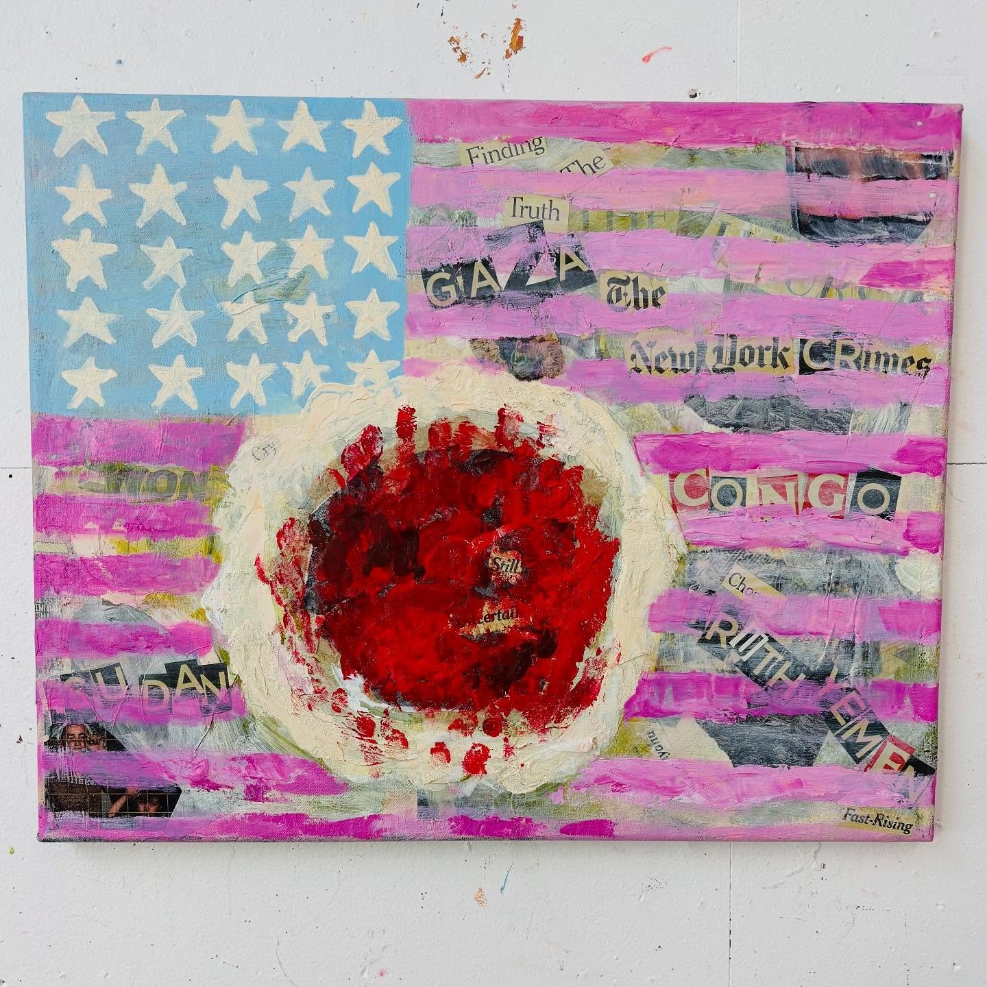 A new painting. 

My American dream!!
16x20
Acrylic