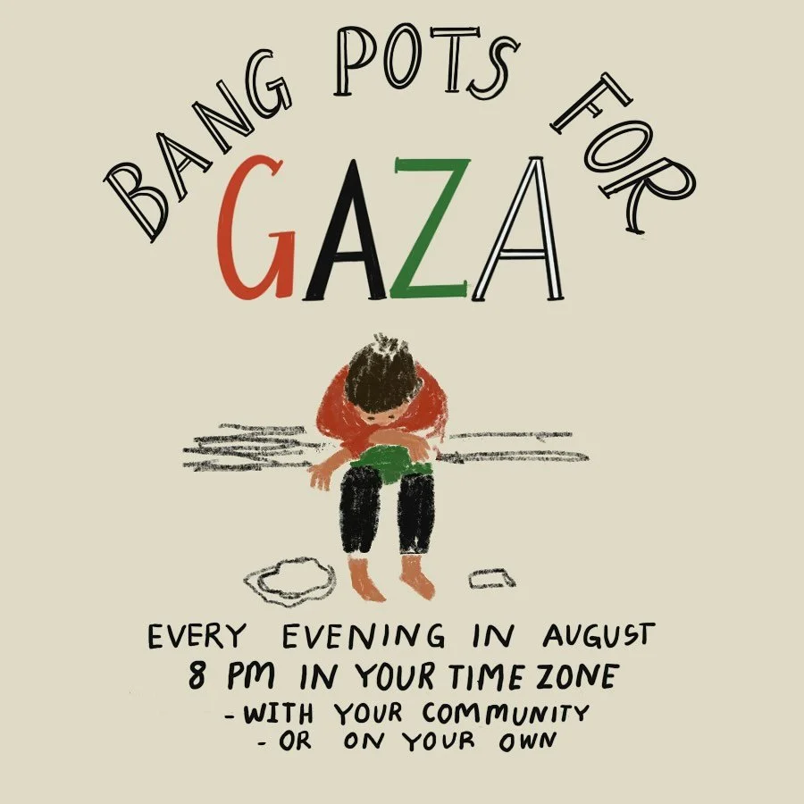 Disrupt this Silence.  G@z@ is dying in front of eyes.  You and I cannot be silenced.  This is of course not the only thing.  Call your representatives, Protest, Disrupt, Amplify P@lest!nans. 

#bangpotsforgaza