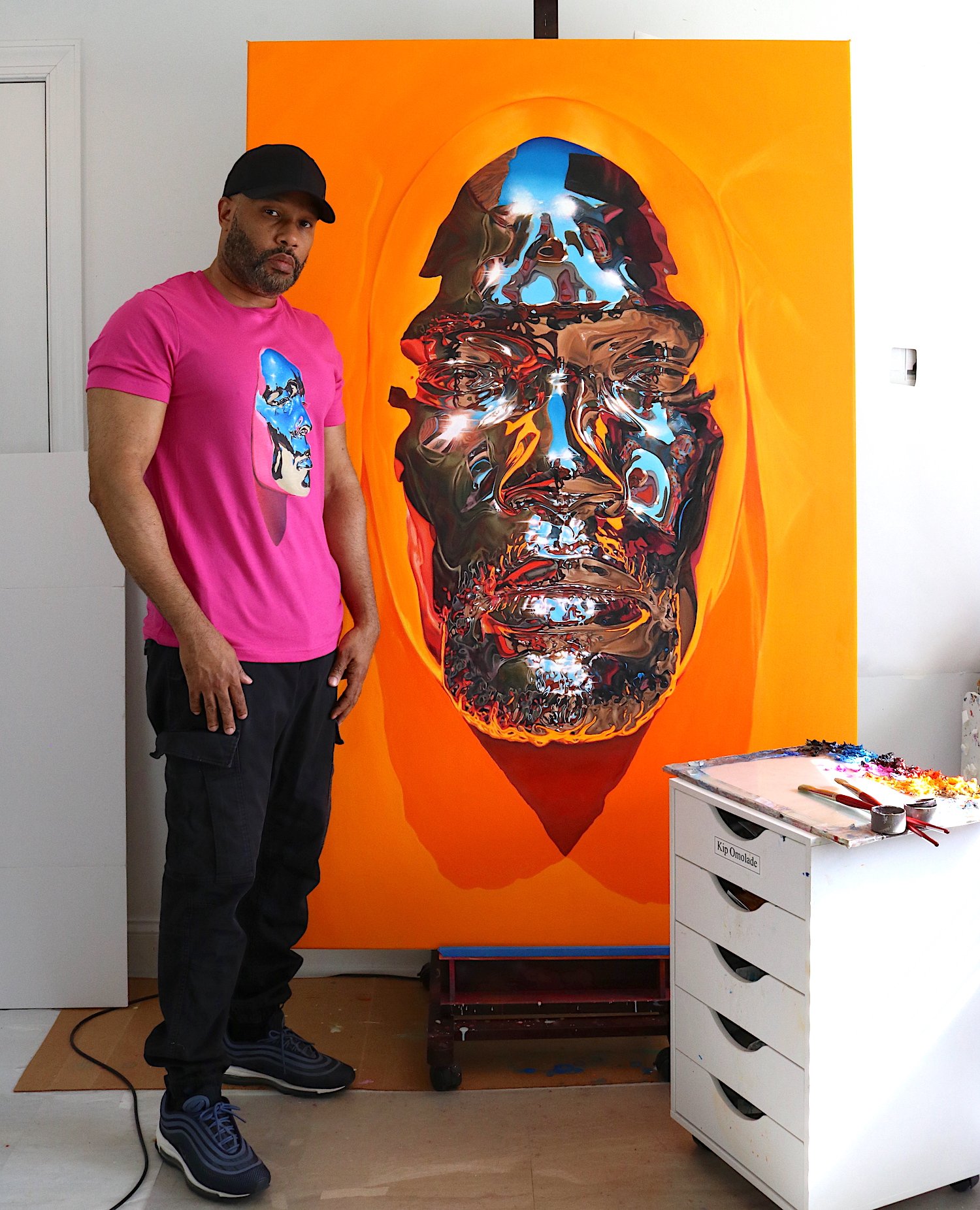 Kip Omolade Diovadiova Chrome Kip XII (Double Shadow Self-Portrait)