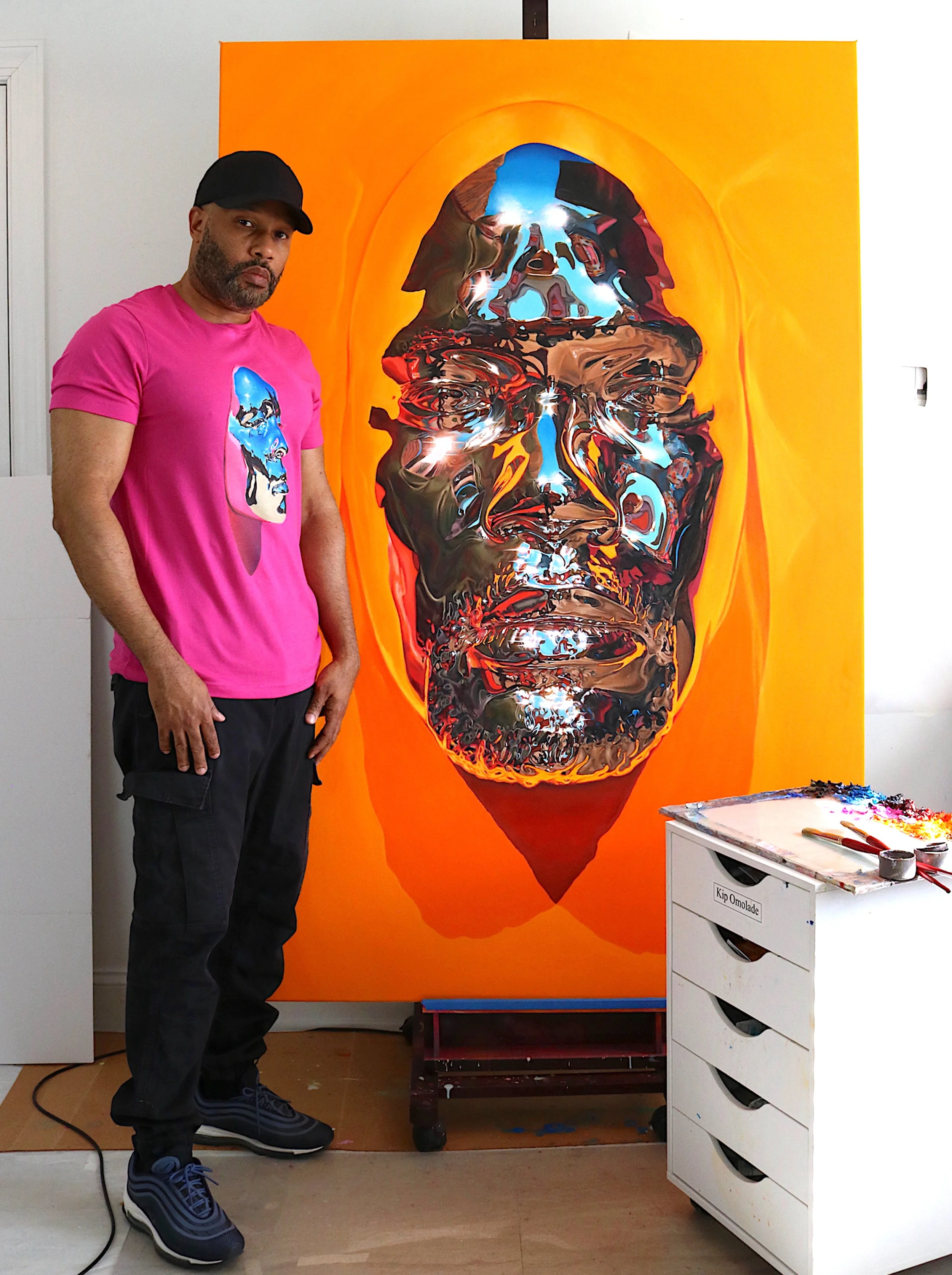 Kip Omolade Diovadiova Chrome Karyn V T-Shirt Studio.jpg