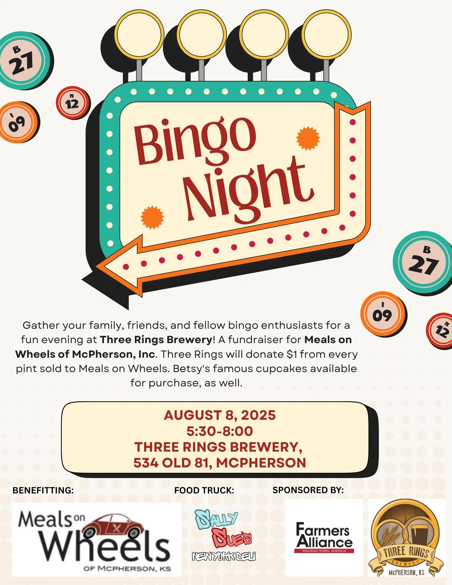 Beer and Bingo for Meals on Wheels McPherson