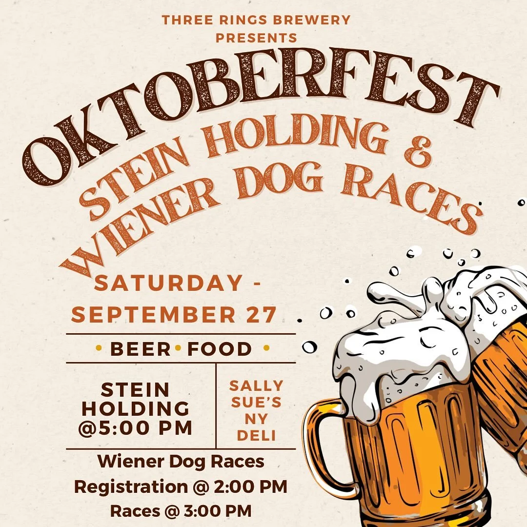 Hope you&rsquo;ve been practicing!
OKTOBERFEST is SATURDAY!! Come out and watch wiener dog races and compete in stein holding!

#drinklocal #ksbeer #oktoberfest #wienerdog #race #patio #brewery #craftbeer