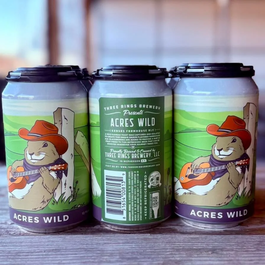 &ldquo;Acres Wild&rdquo; is our Blackberry Kansas Farmhouse Ale that is a perfect pairing with Thanksgiving!

The slight blackberry sweetness and the unique &ldquo;funkiness&rdquo; of the yeast are in perfect balance to pair with whatever your Thanks