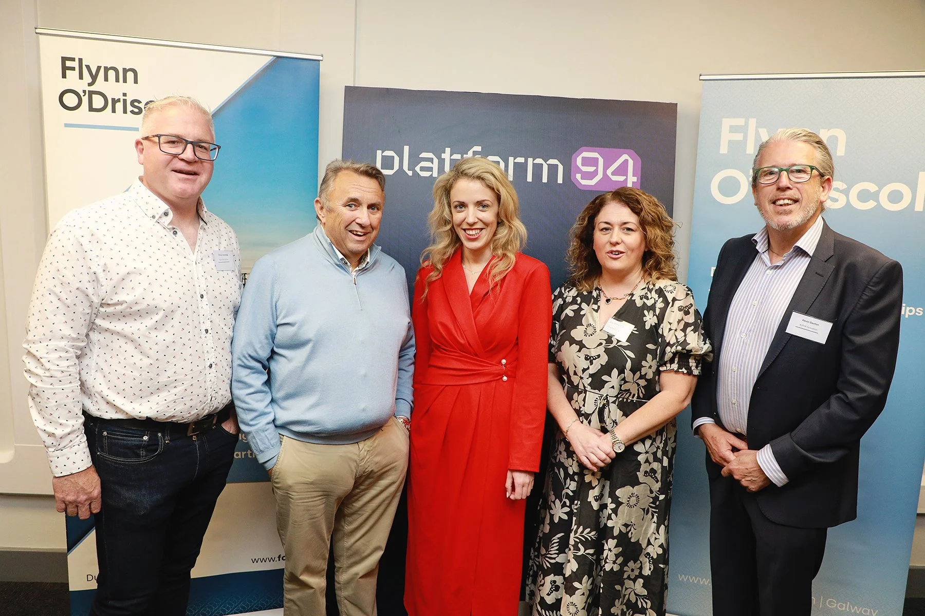 Fintan Kennedy (ARS), John Purdy, Marie Donnellan (Platform94 CEO), Anne Marie Conlon (Donegal County Council) & Kevin Sexton (Alpha Innovation).JPG