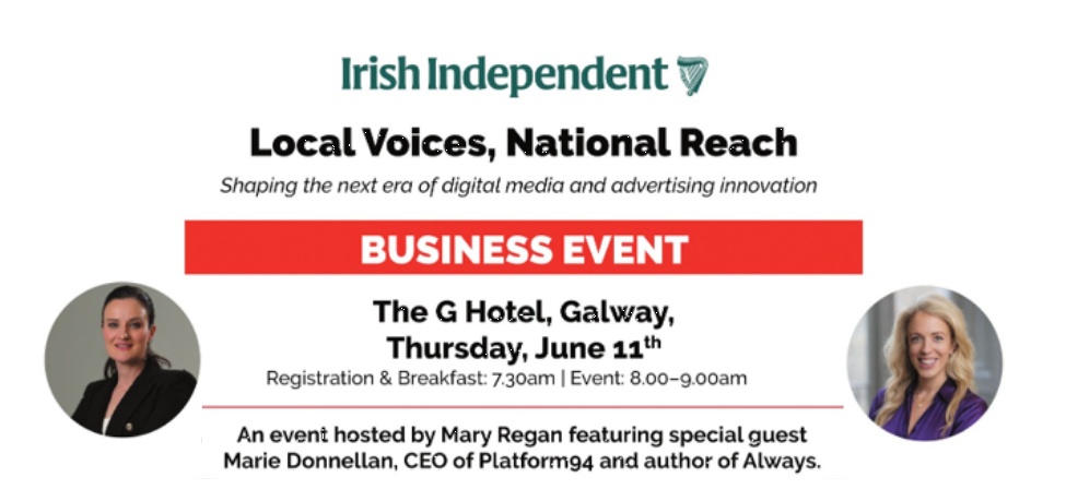 'Local Voices, National Reach' by Irish Independent