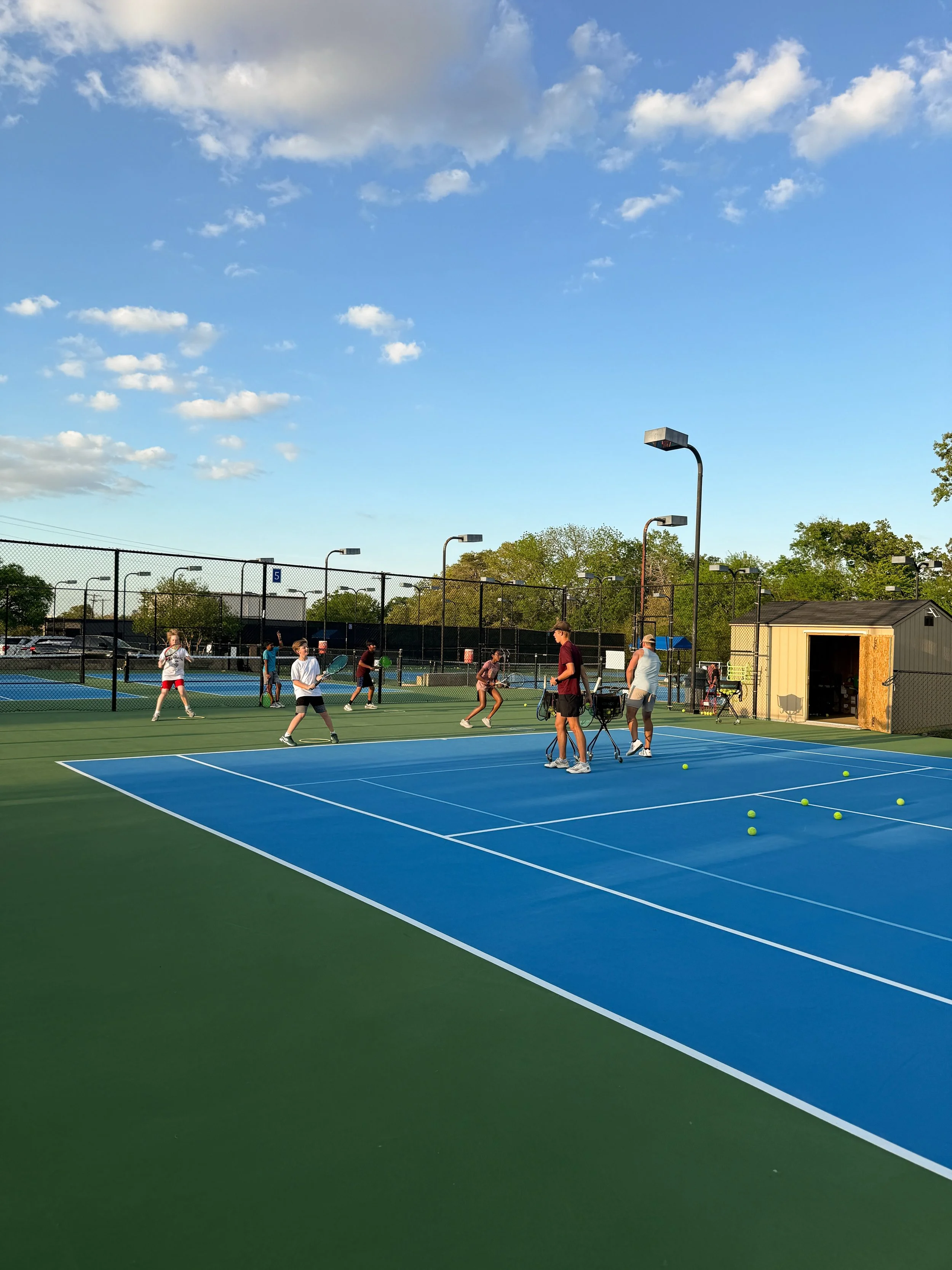 One reason we love group sessions is how they bring out a different side of players. There&rsquo;s something about having other people on the court that just gets them locked in and competing at a higher level!
They push each other, have fun, and lea