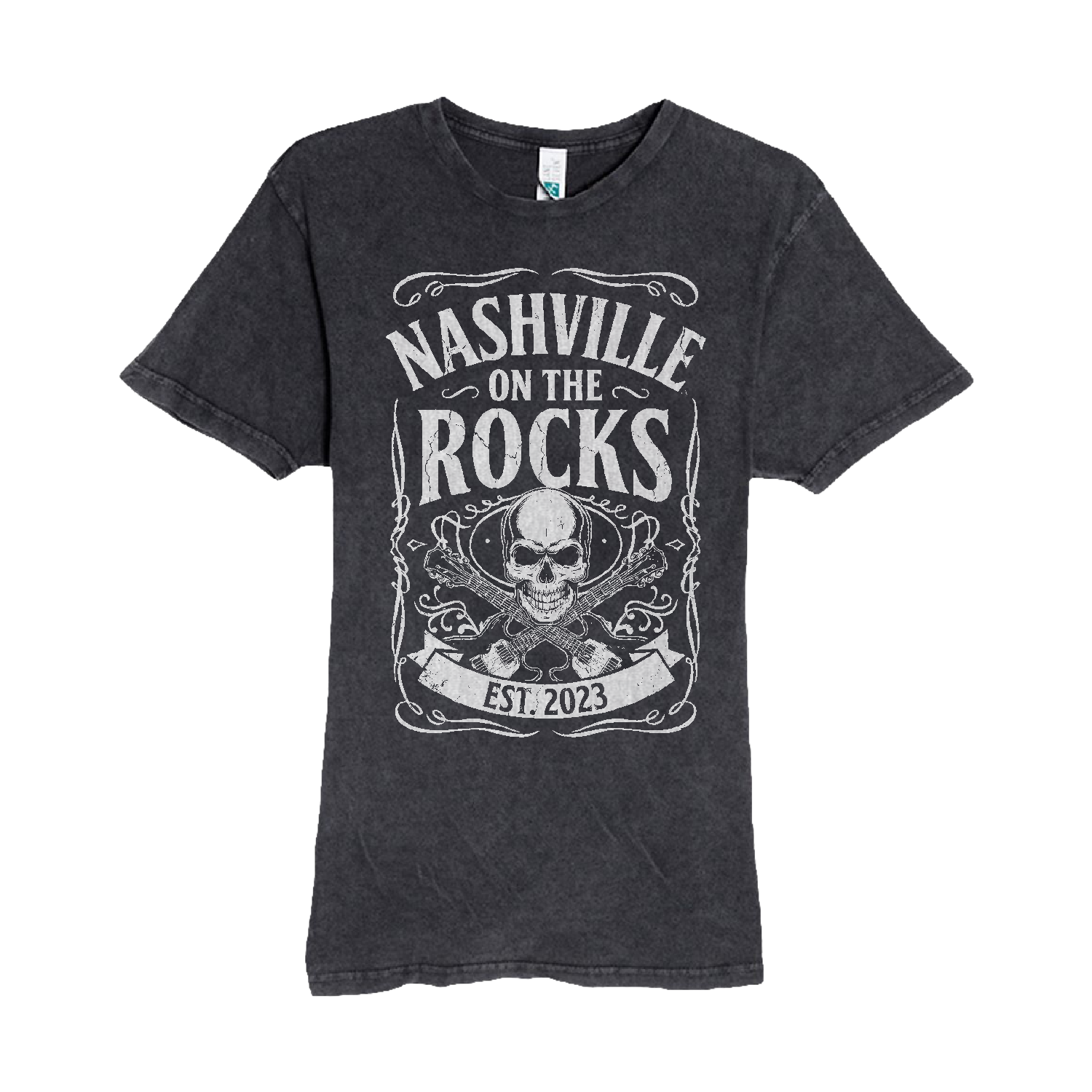 Unisex NOTR JD -Vintage White on Black T-Shirt