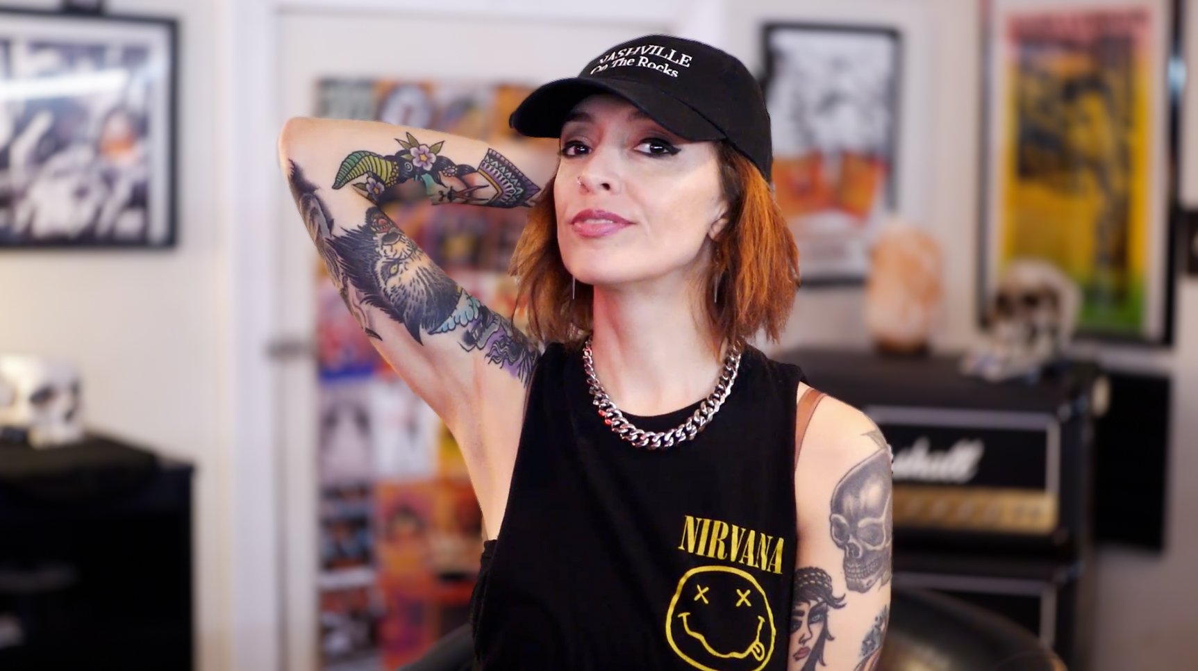 "NASHVILLE ON THE ROCKS" DAD HAT