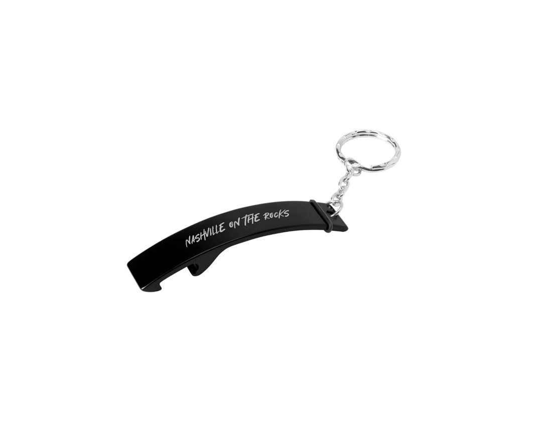 Nashville On The Rocks Bottle Opener Keychain