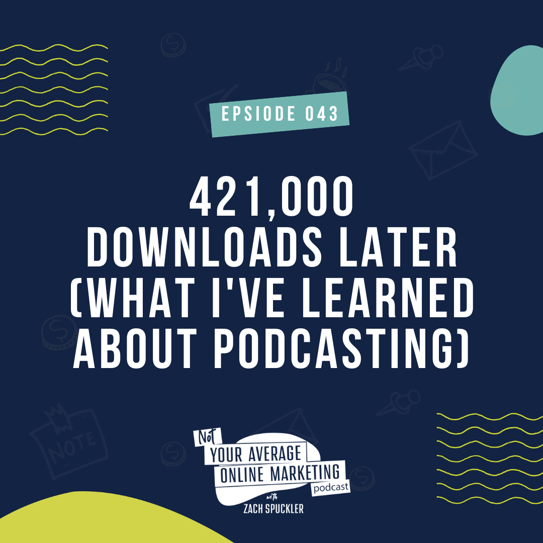 Episode #043: 421,000 Downloads Later (What I've Learned About Podcasting)