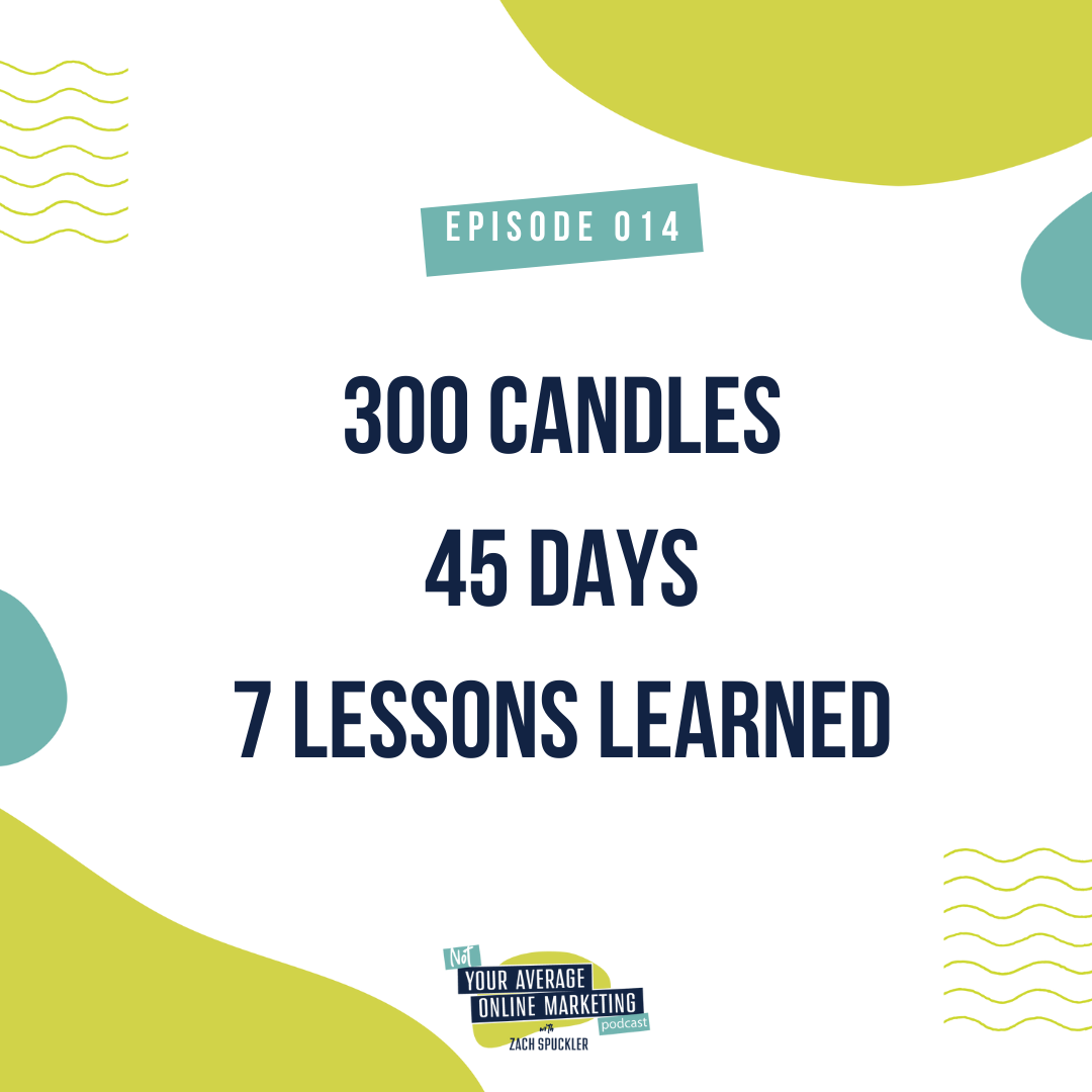Episode #014: We Sold 300 Candles In 45 Days (Here's What It Taught Us About Online Business)