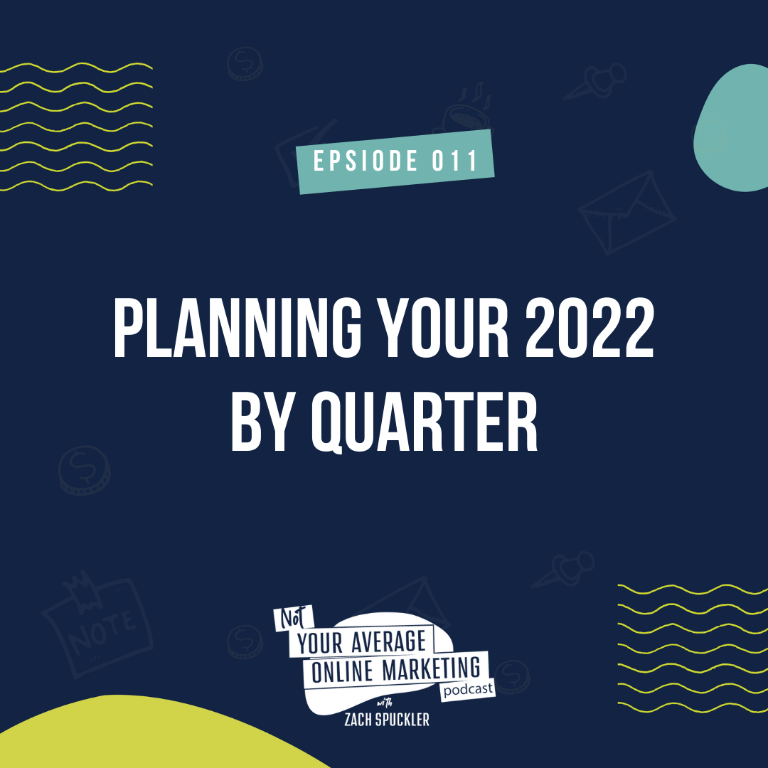 Episode #011: Planning Your 2022 By Quarter