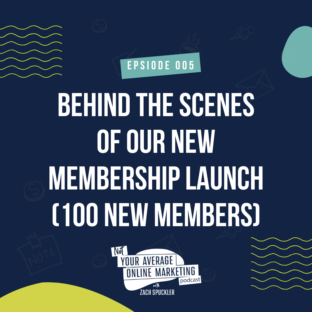 Episode #005: Behind the Scenes of Our NEW Membership Launch (100 New Members)