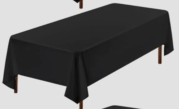 Black Rectangular Tablecloths