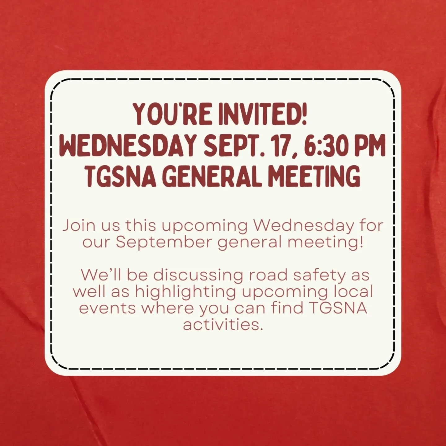 Our association meetings are open to the public, in the basement of Oak Hill Presbyterian Church at 4111 Connecticut St. Join us at 6:30!