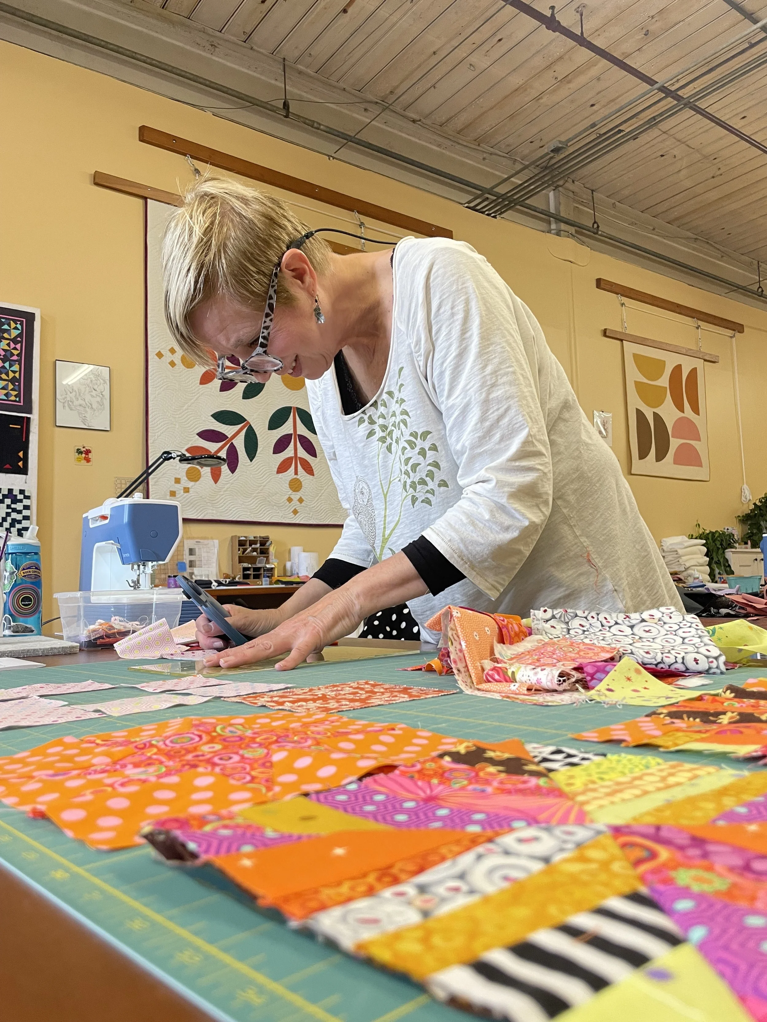 Introduction to Improvized Quilting: The Sampler