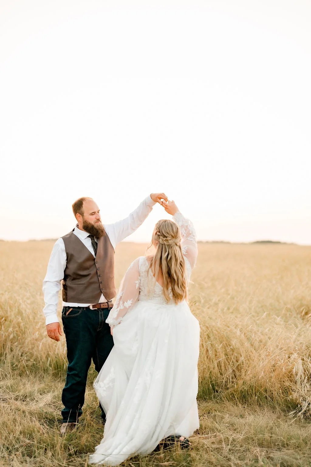 A Picturesque Prairie Wedding