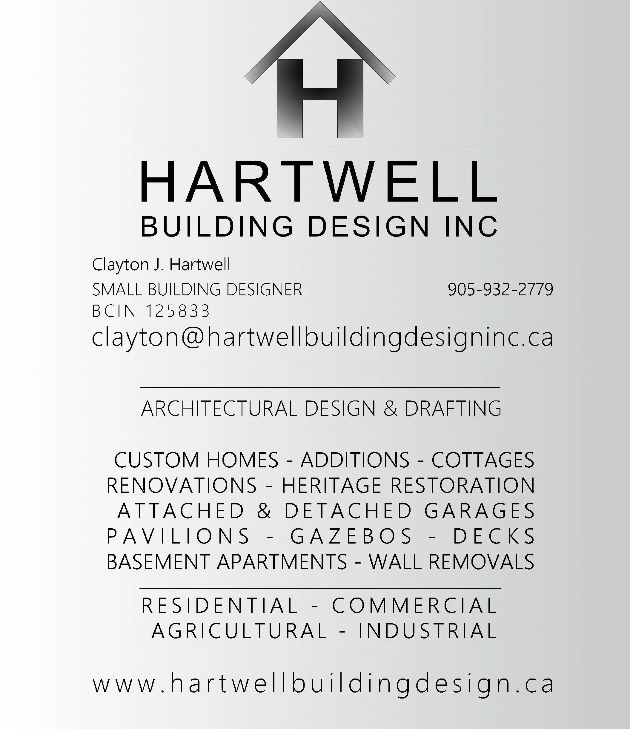 Contact — Hartwell Building Design Inc