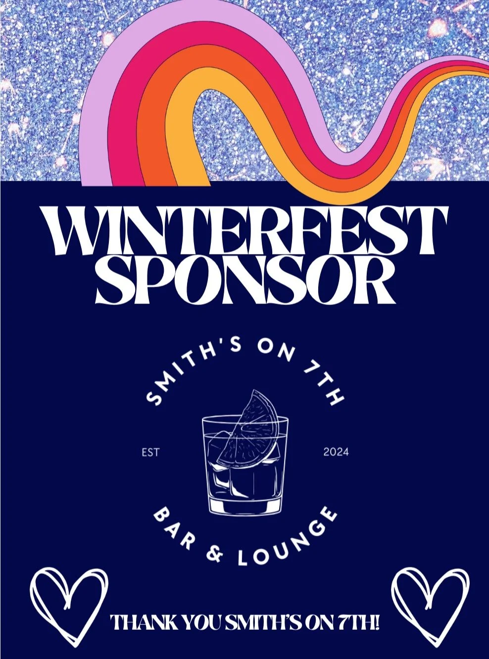 🍹 Winterfest Sponsor Shoutout! 🍹
We&rsquo;re raising a glass to our amazing neighborhood bar, @smithson7th, for generously donating all of the alcohol for our upcoming Winterfest! Because of them, every Winterfest attendee will get to enjoy the awa