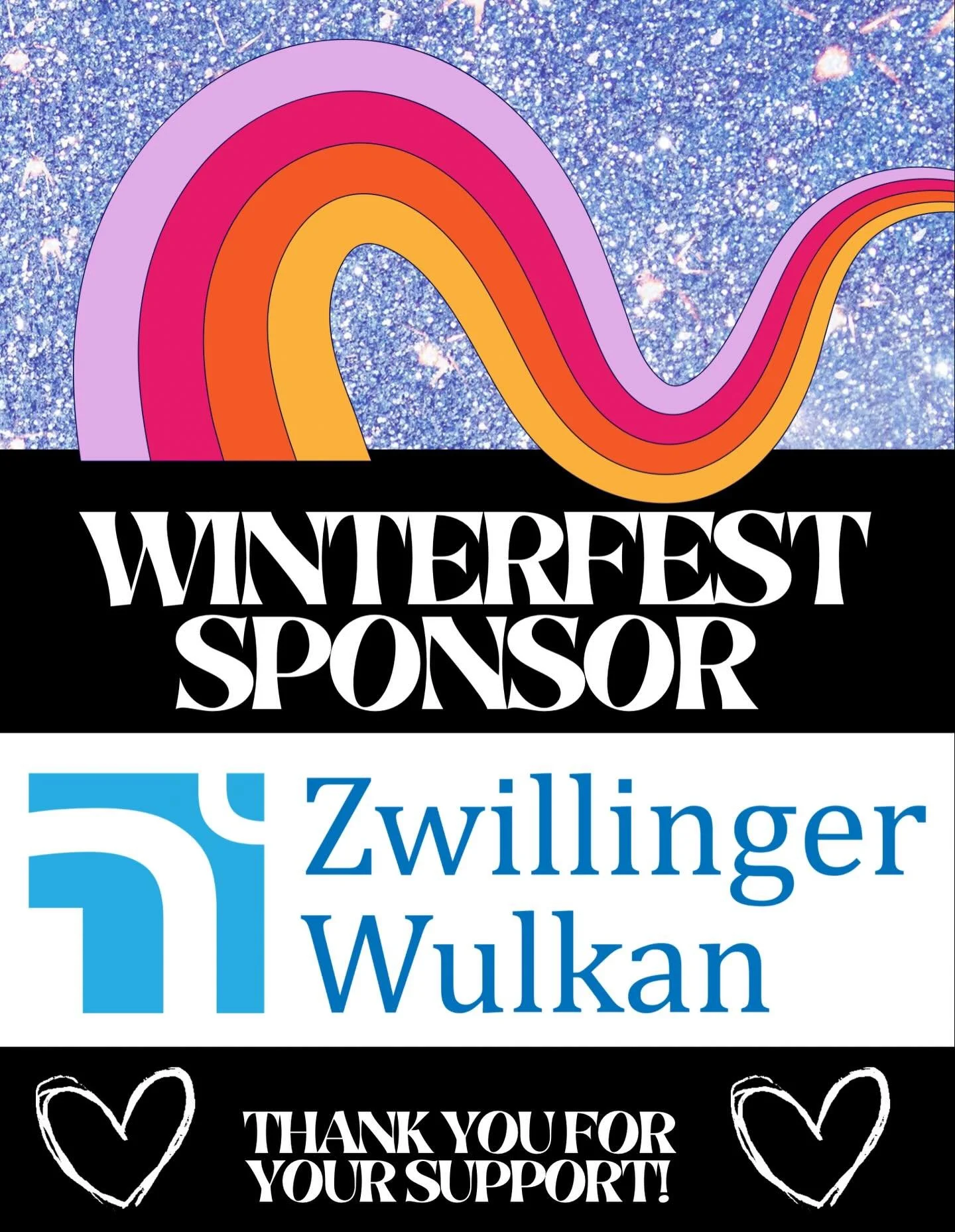Huge shout out to @zwfirm for their sponsorship donation to Winterfest! ❄️ We appreciate your support of building a neighborhood of community and connection ✨✨ Your contribution means a lot!!