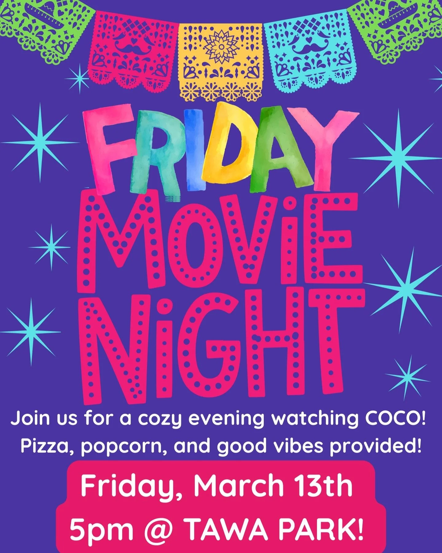 Join us for our Movie in the Park Night -- We will be showing COCO! Thank you to @cityofphoenixaz for being part of this event and sponsoring the movie, popcorn and snow cones. Thank you to @crustrestaurants for sponsoring the pizza! Details in profi