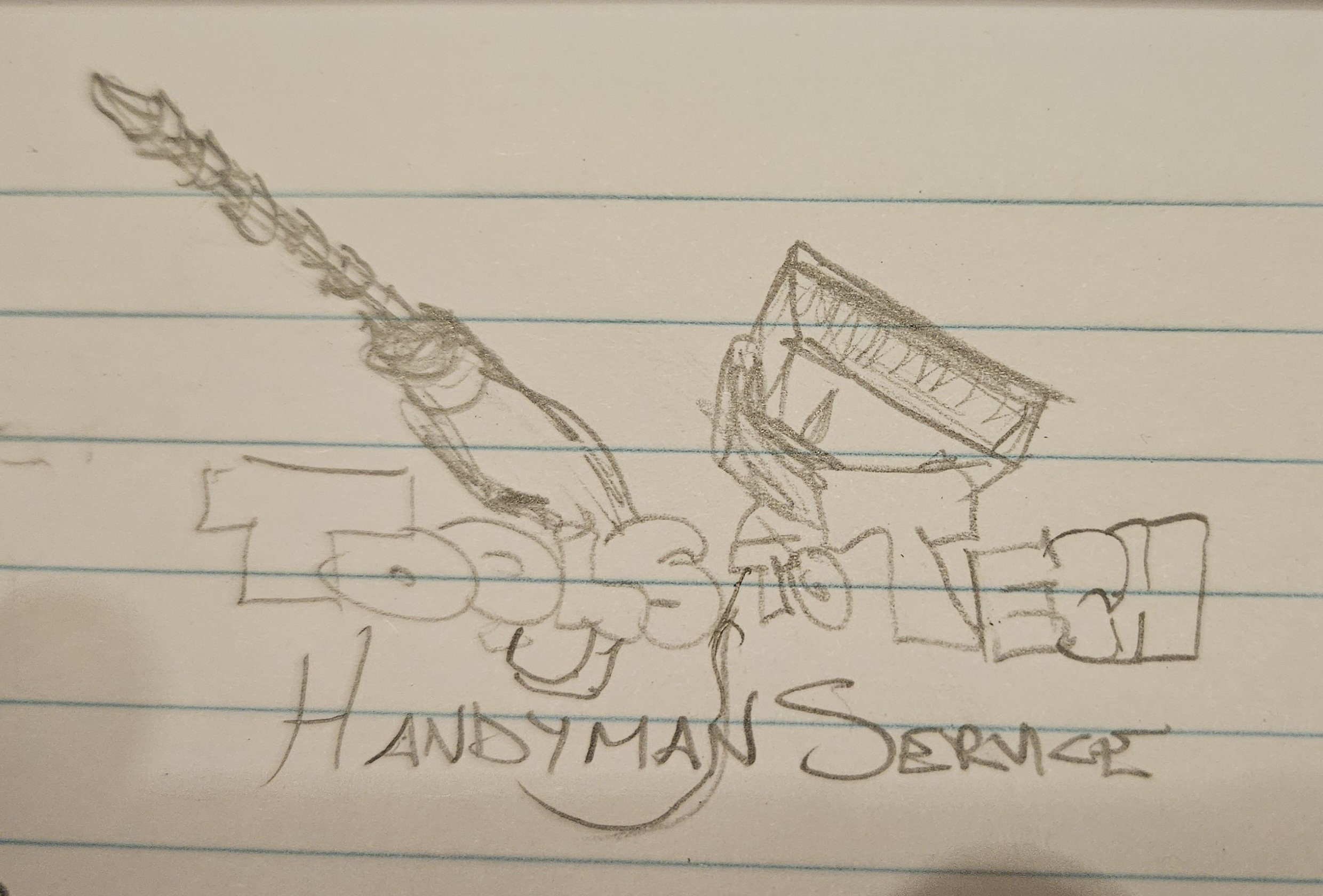 First, a quick scribble to get the idea down on paper
