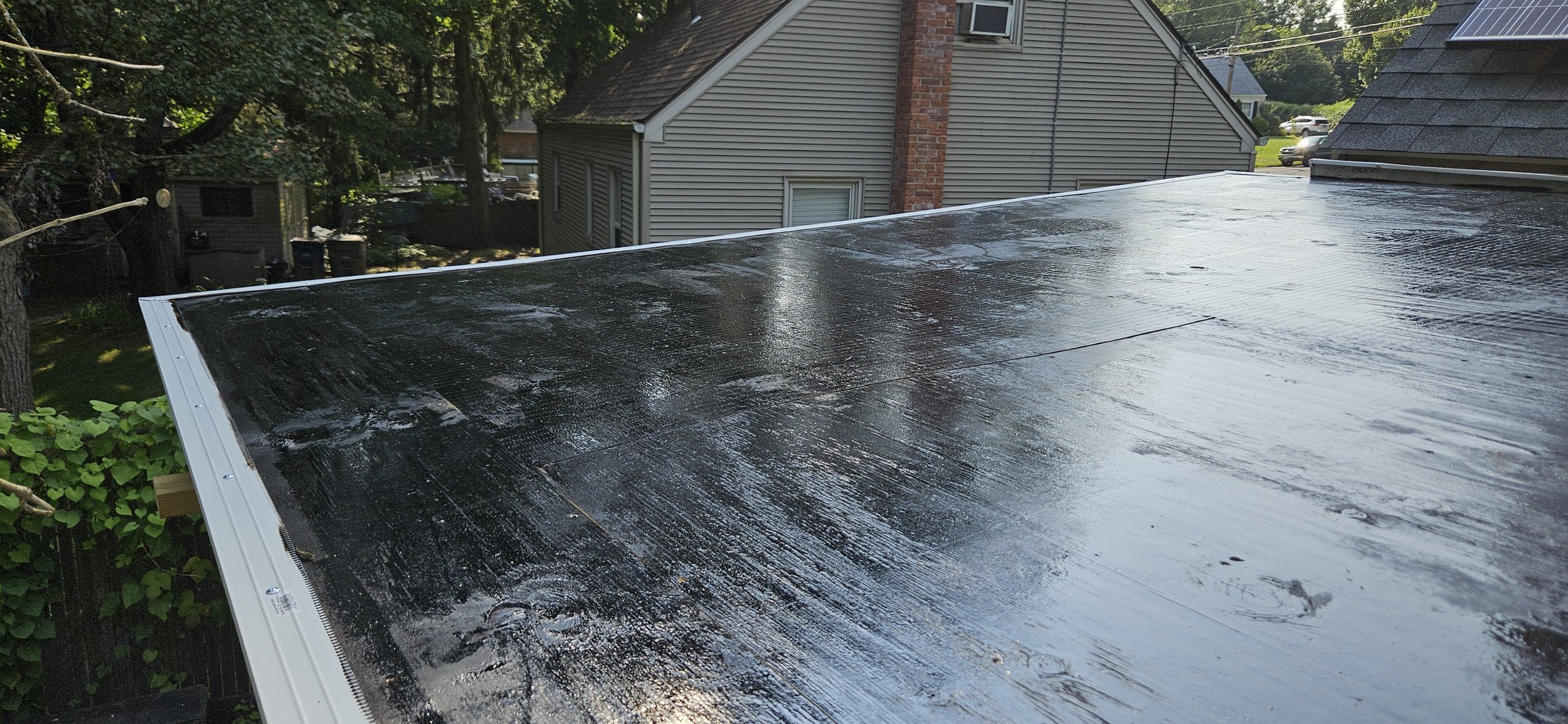 I love the smell of asphalt in the morning.