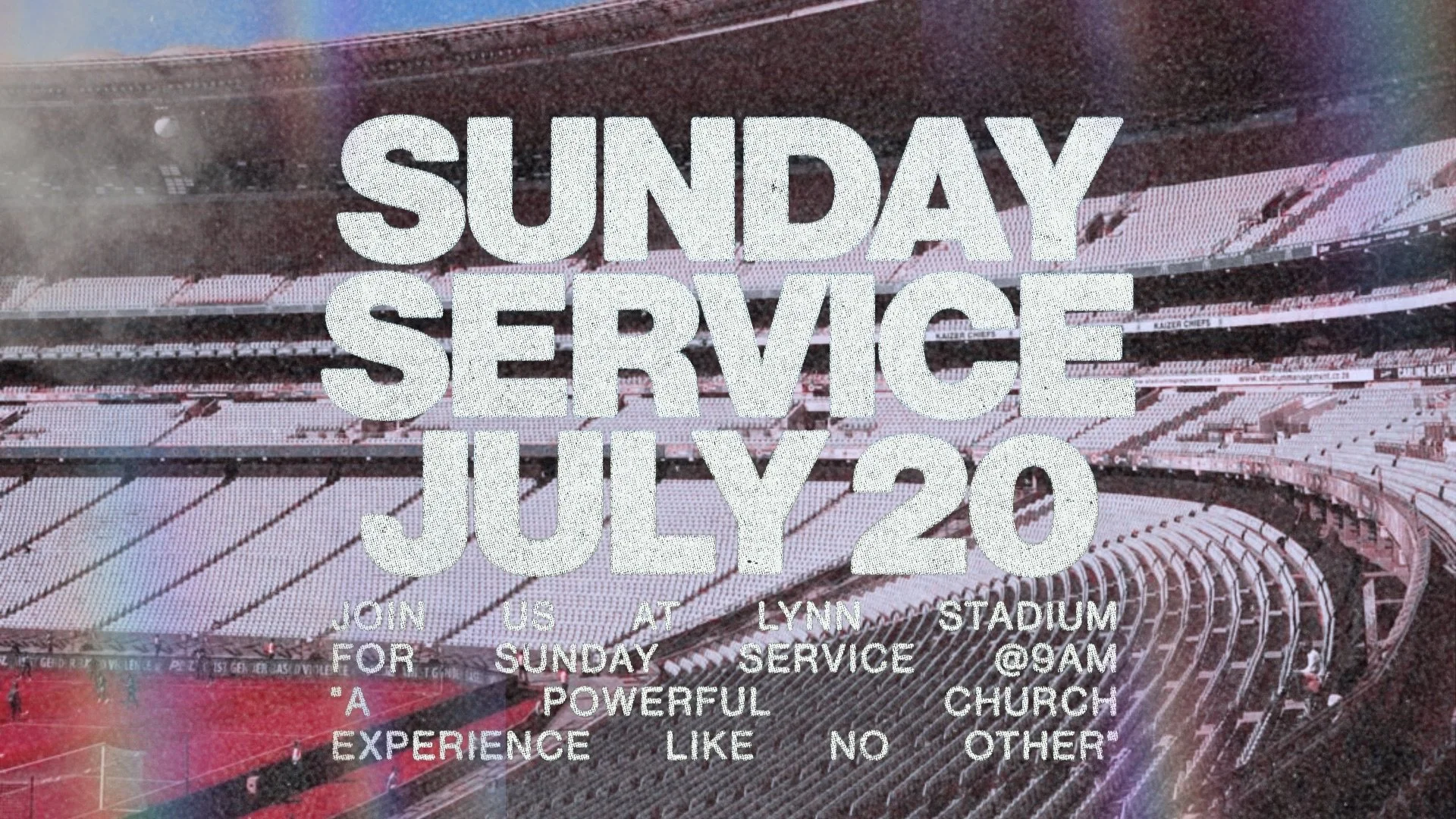 SUNDAY SERVICE: at Lynn Family Stadium