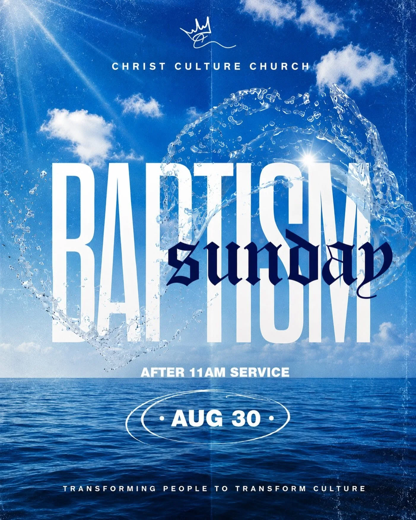 Baptism Sunday