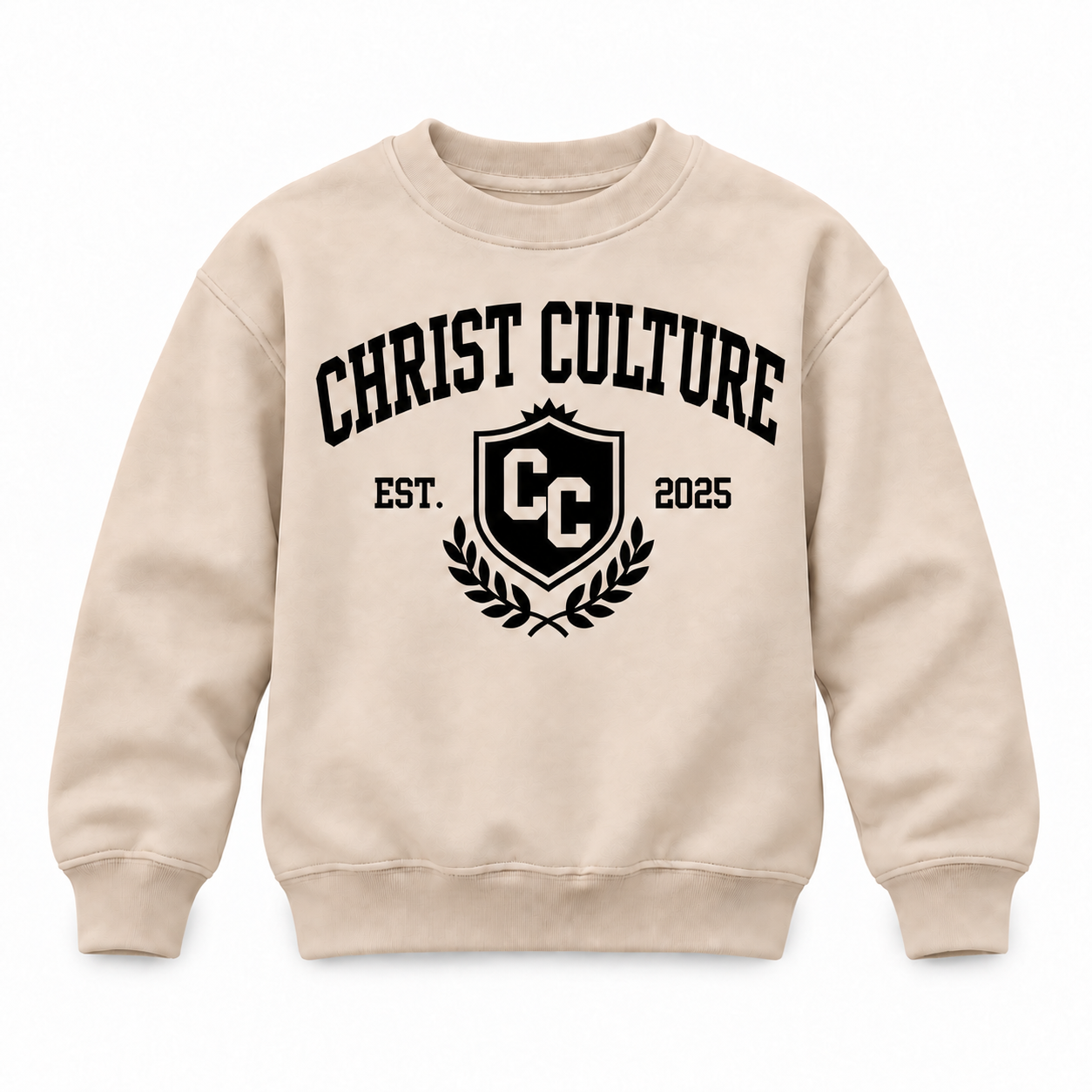 Christ Culture Crest Kids Crewneck