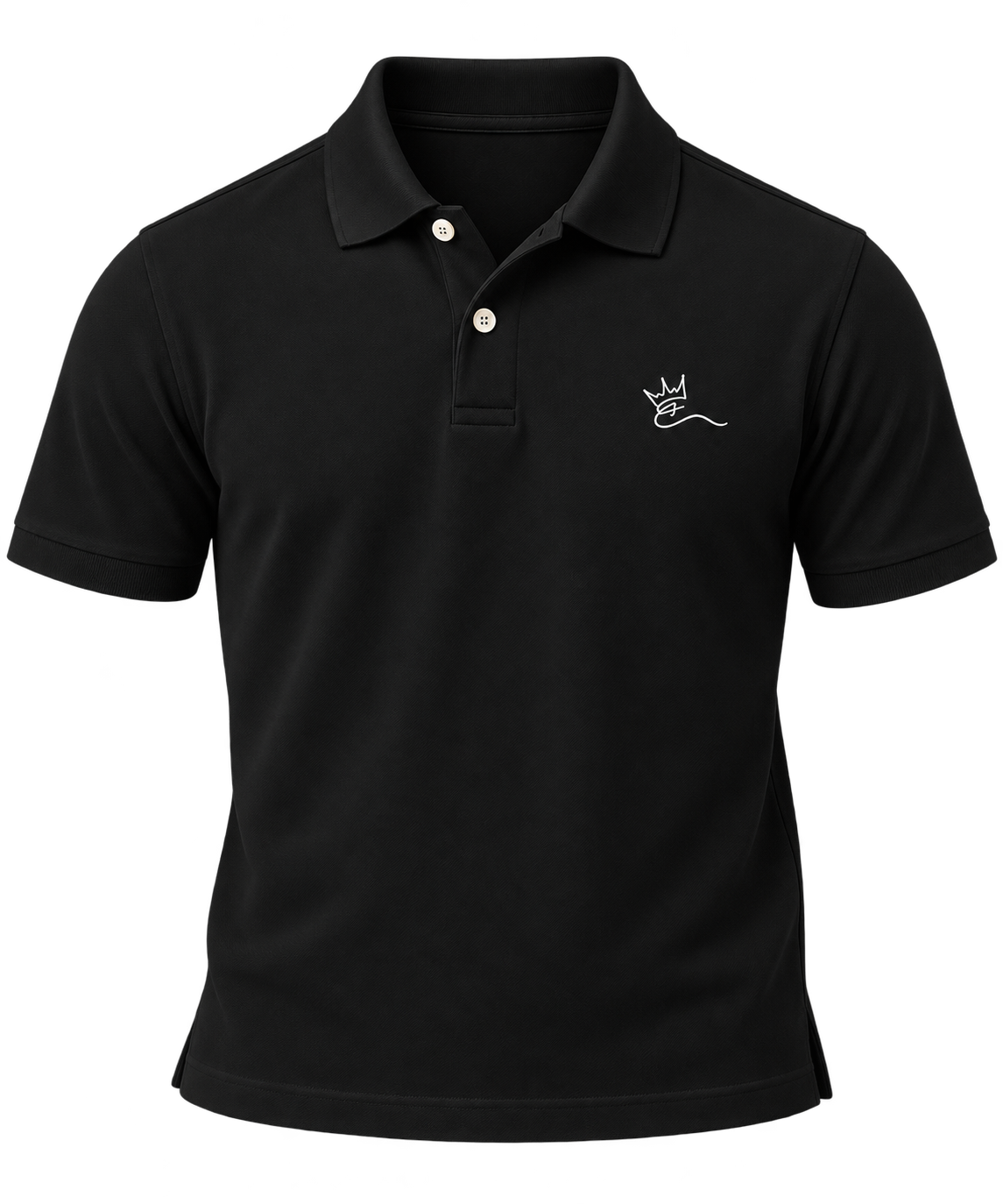EMBROIDERED CROWN SIGNATURE LOGO POLO
